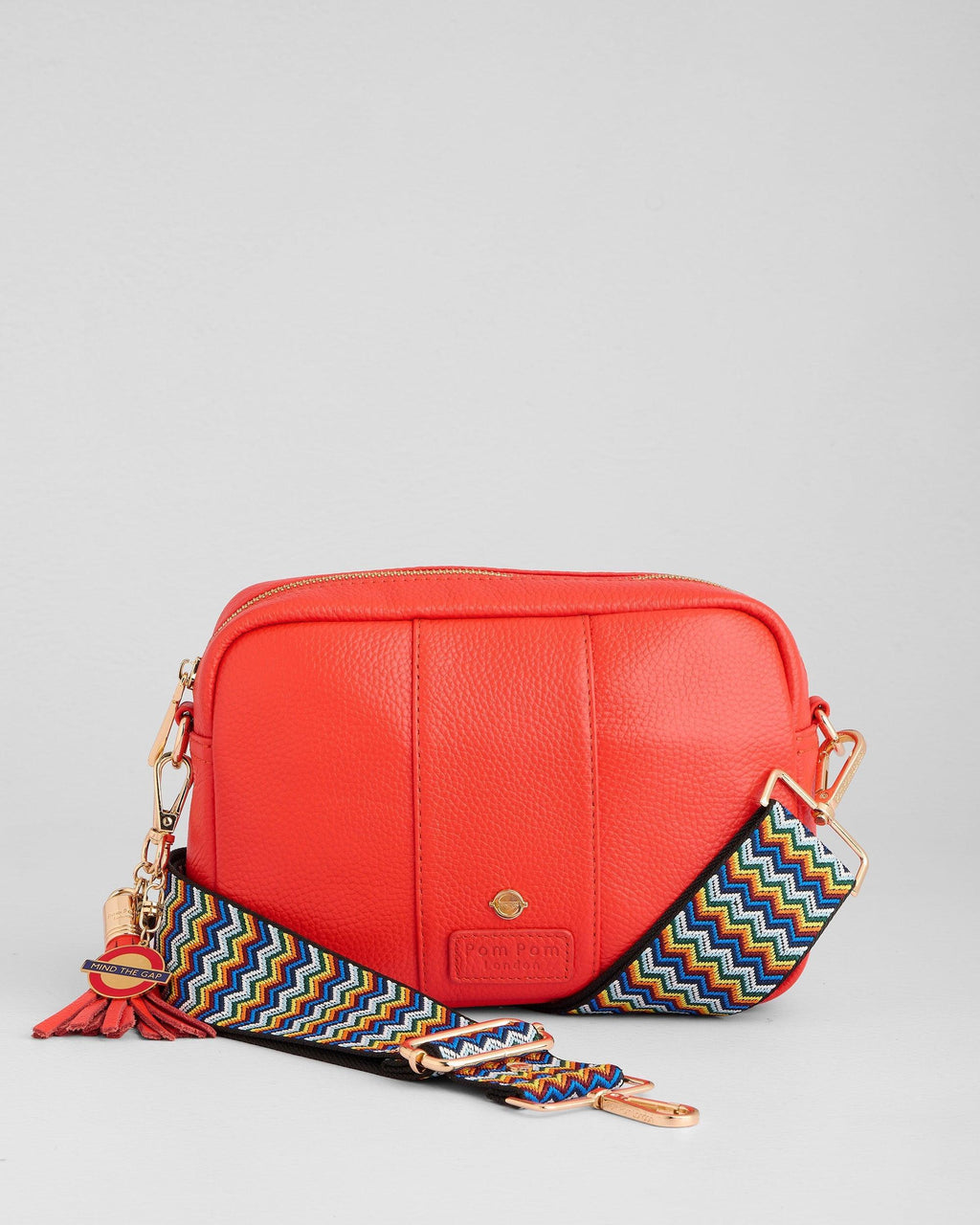 Pom Pom London City Bag Central Line Red