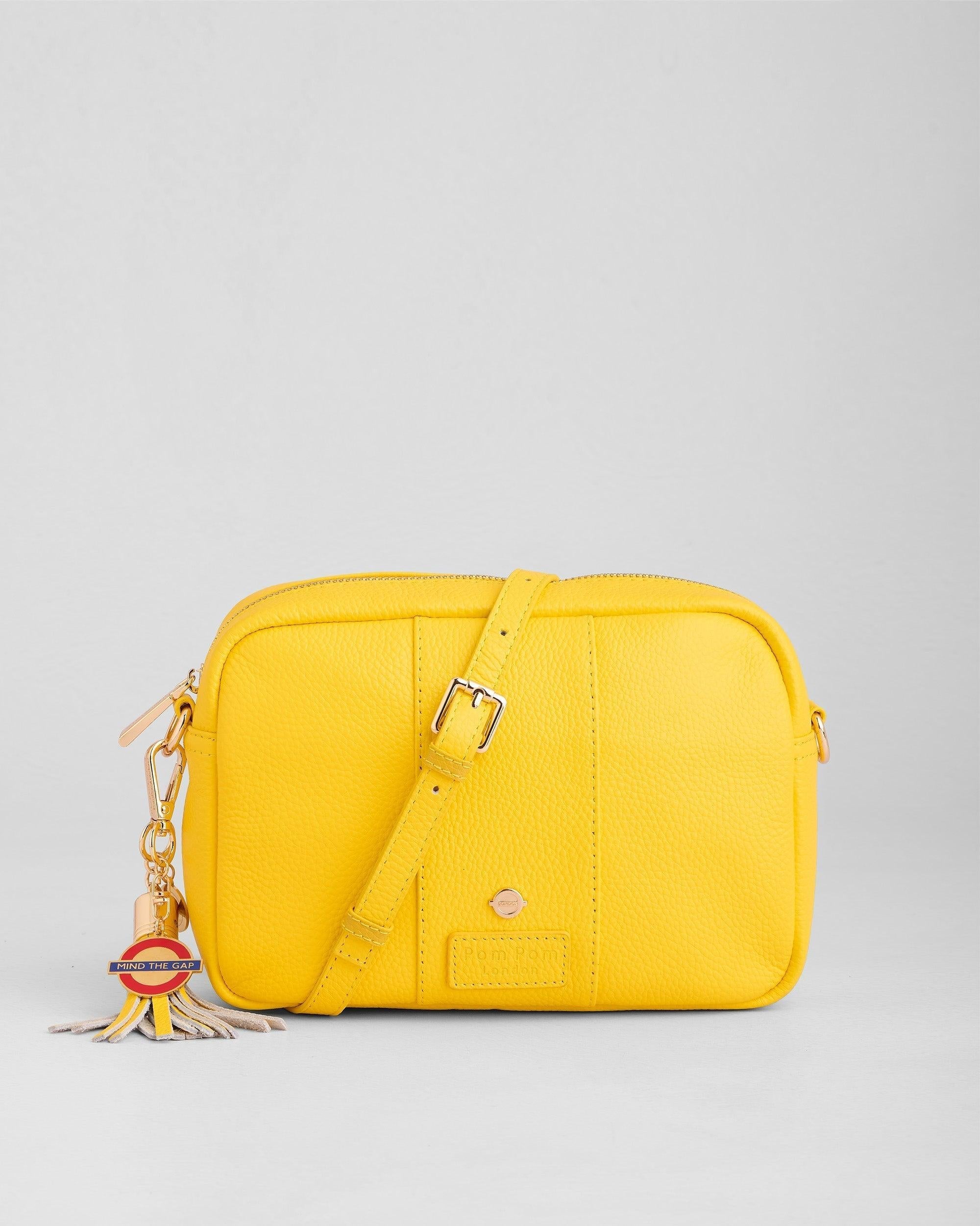 Pom Pom London City Bag Circle Line Yellow