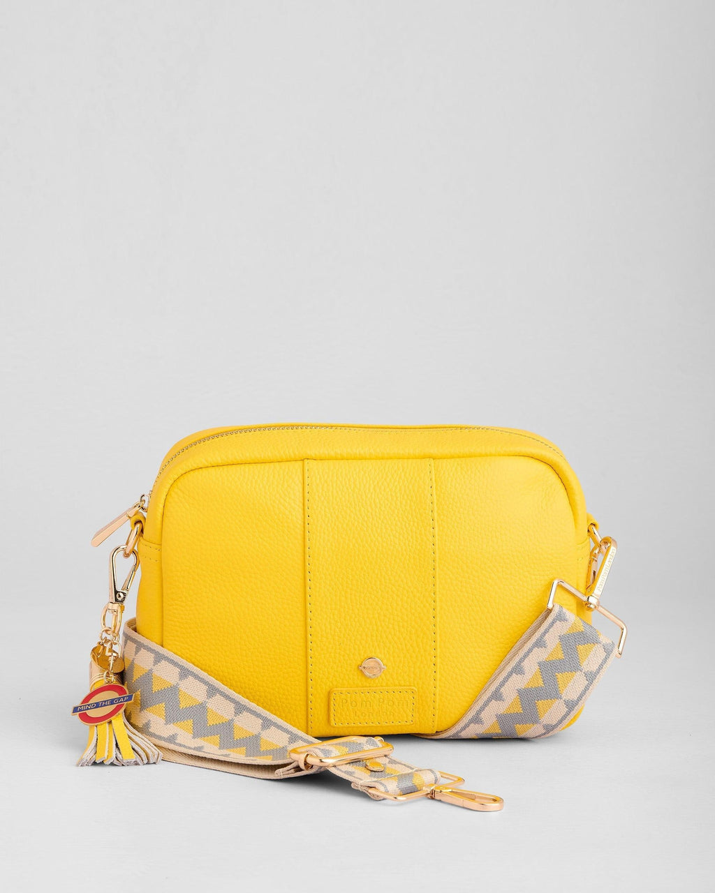 Pom Pom London City Bag Circle Line Yellow