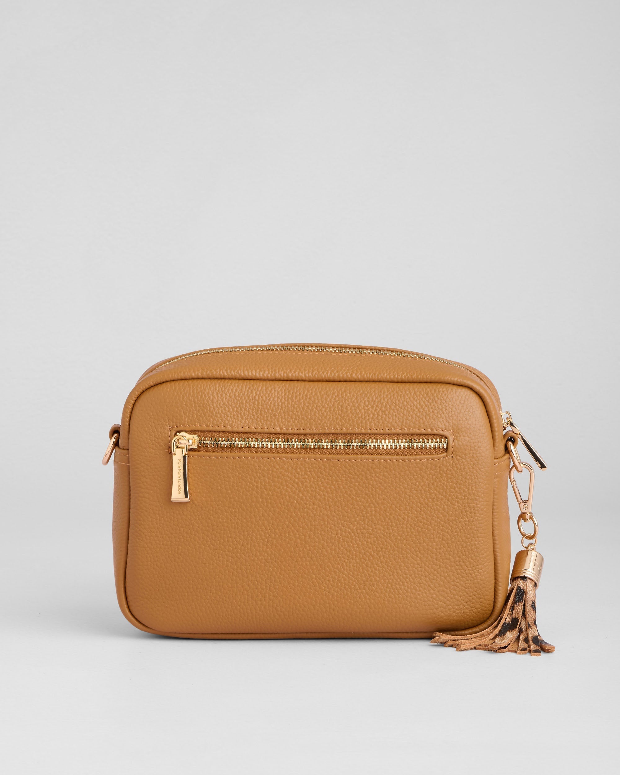 Pom Pom London City Bag Leopard Print Maple