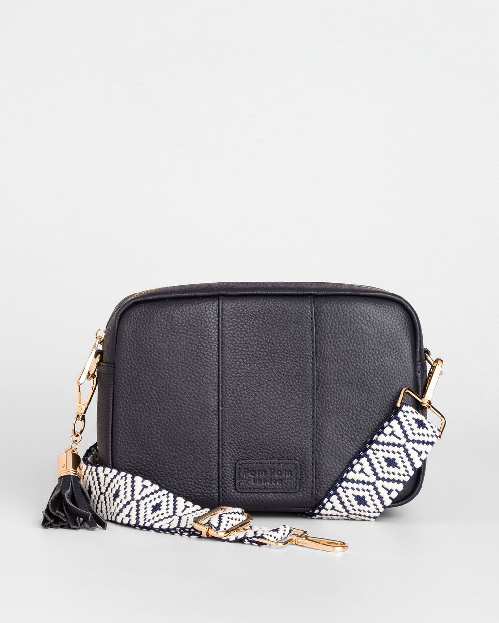 Pom Pom London City Bag Navy