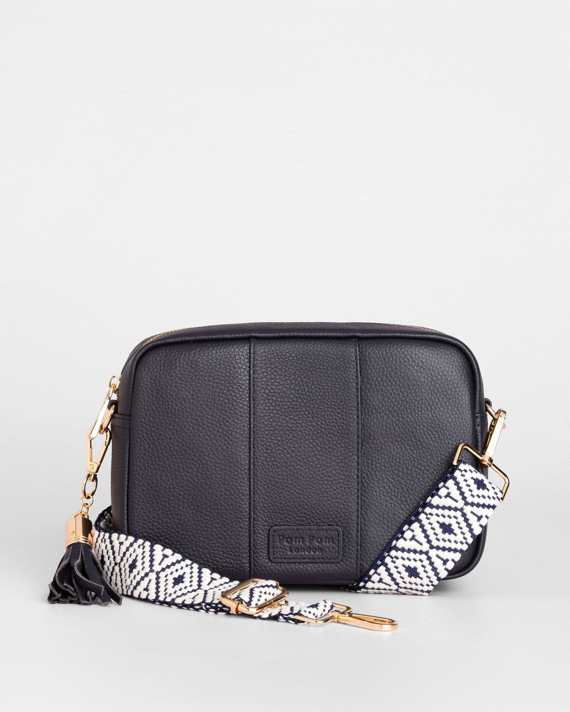 Pom Pom London City Bag Navy