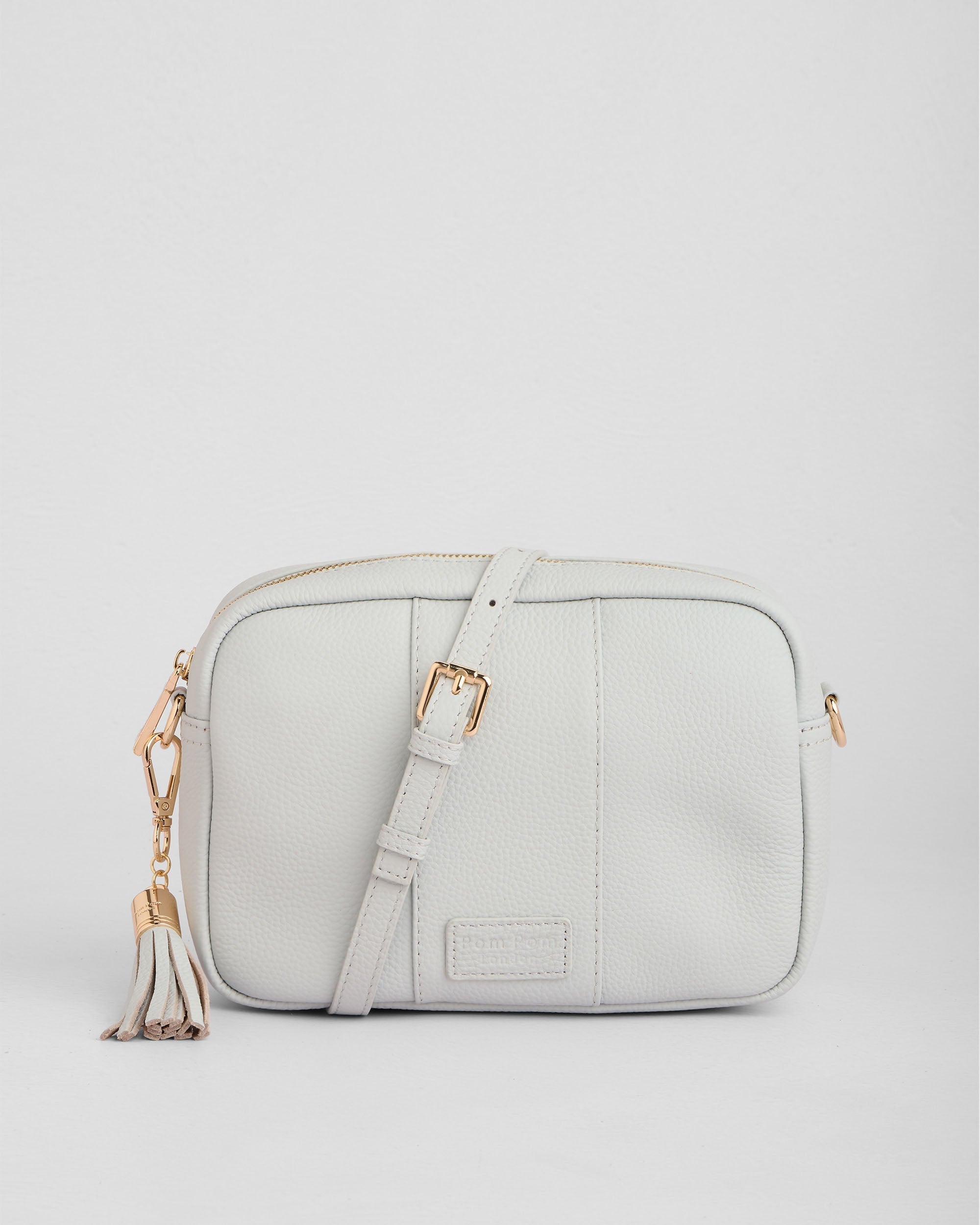 Pom Pom London City Bag Salt Grey