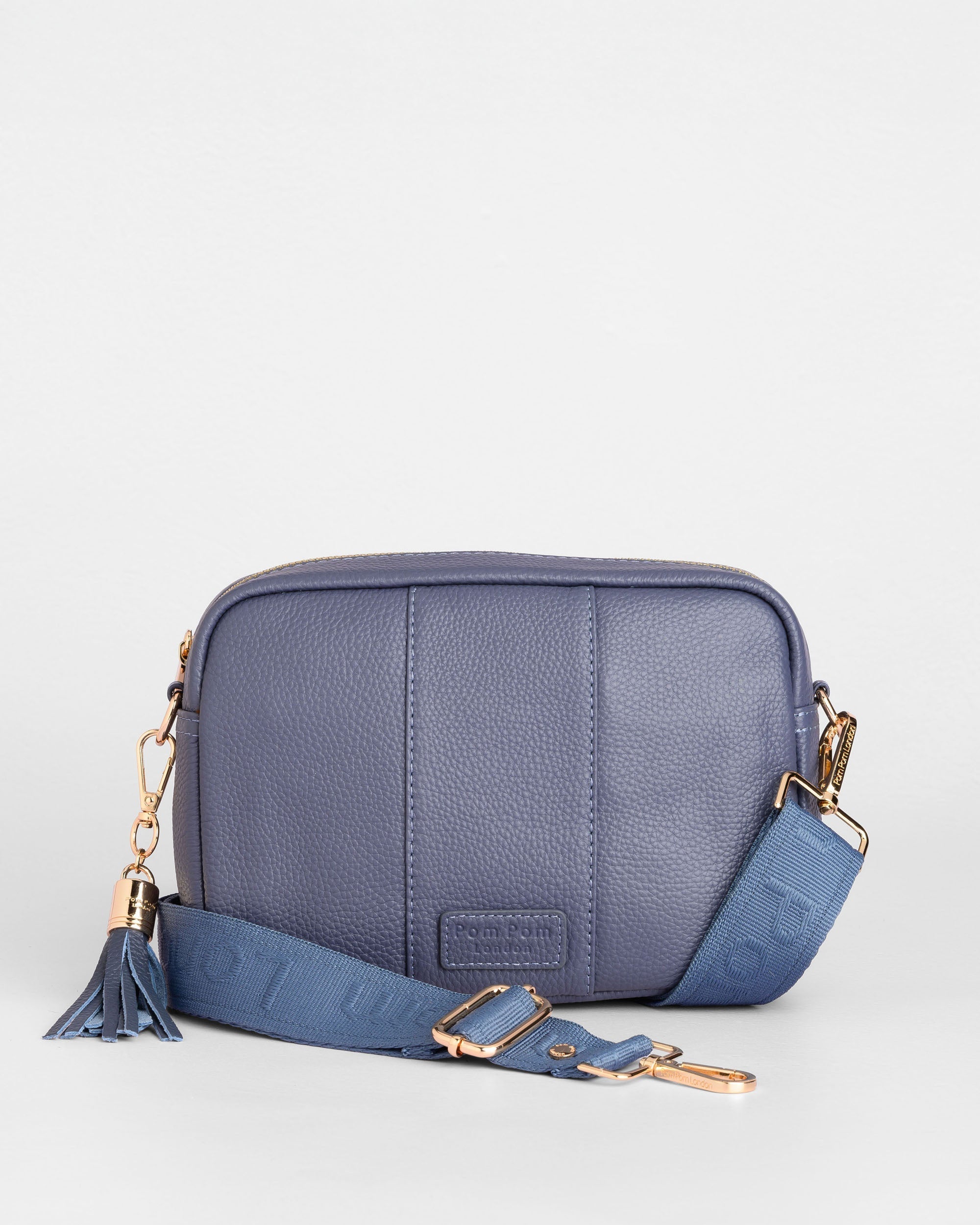 Pom Pom London City Bag Slate Blue
