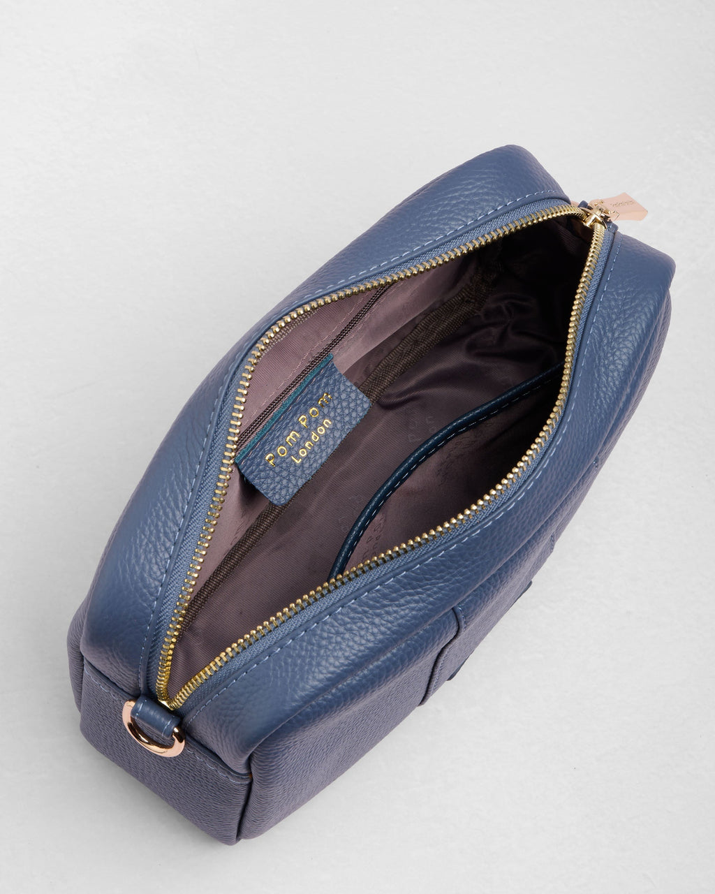 Pom Pom London City Bag Slate Blue