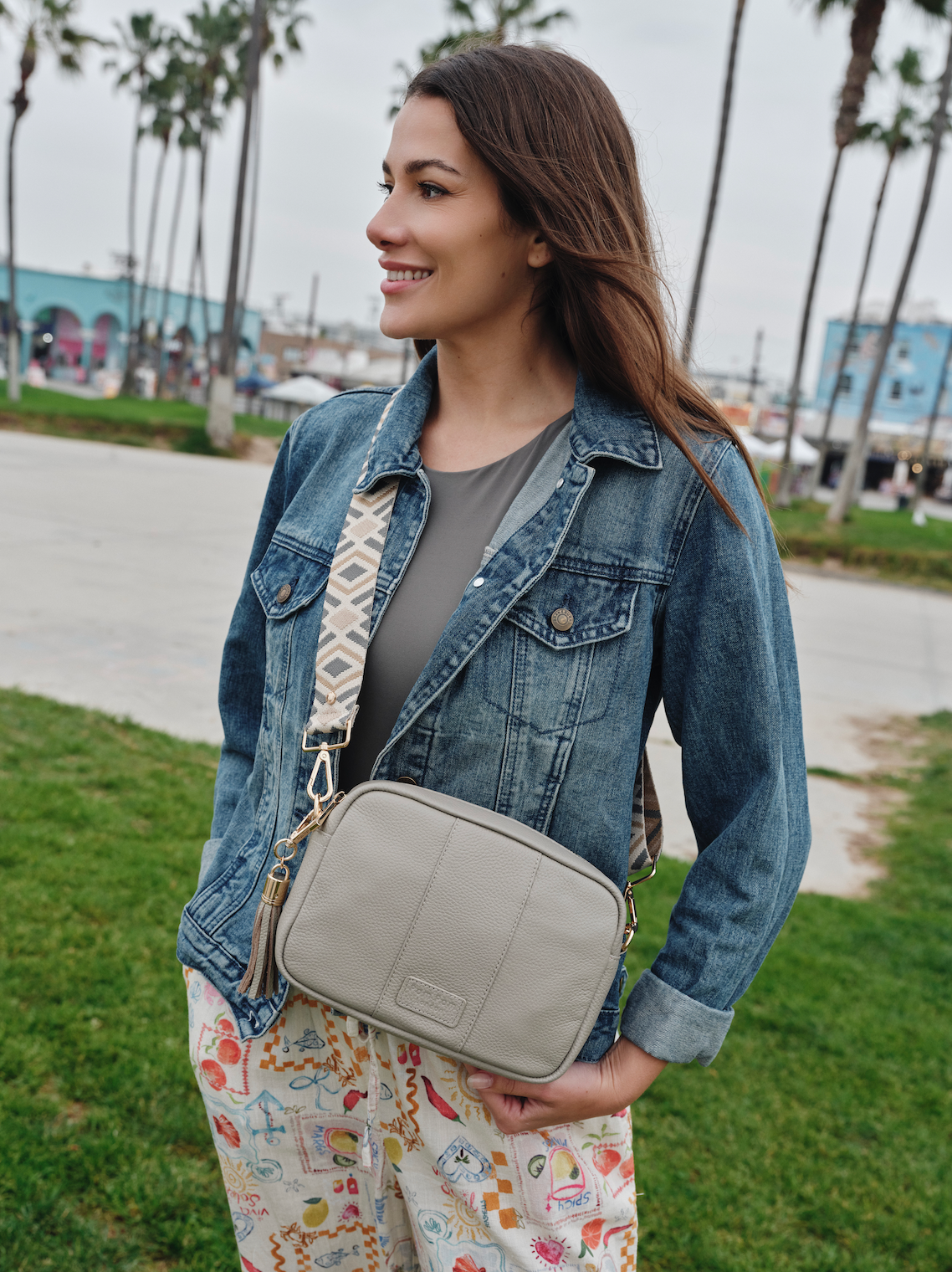 Pom Pom London City Bag Stone
