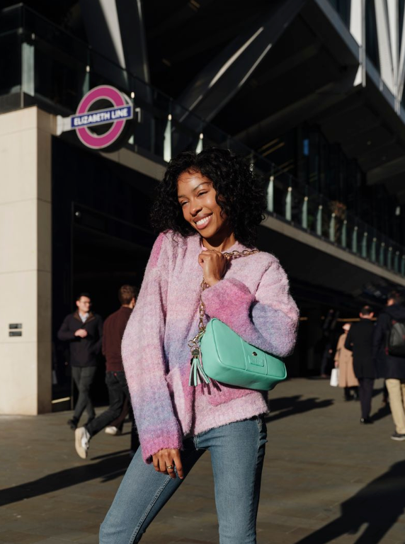 Pom Pom London City Bag Waterloo & City Line Turquoise