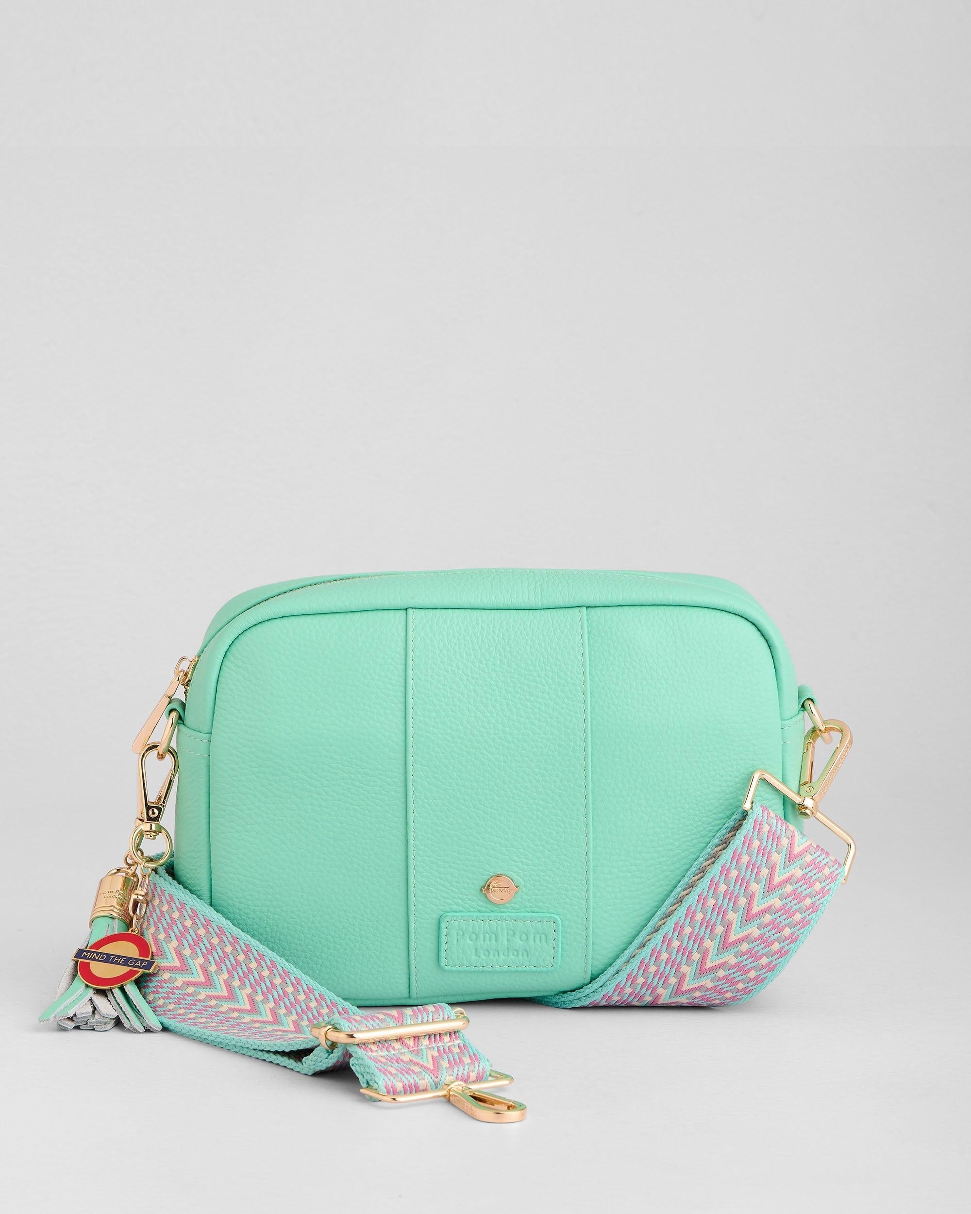Pom Pom London City Bag Waterloo & City Line Turquoise