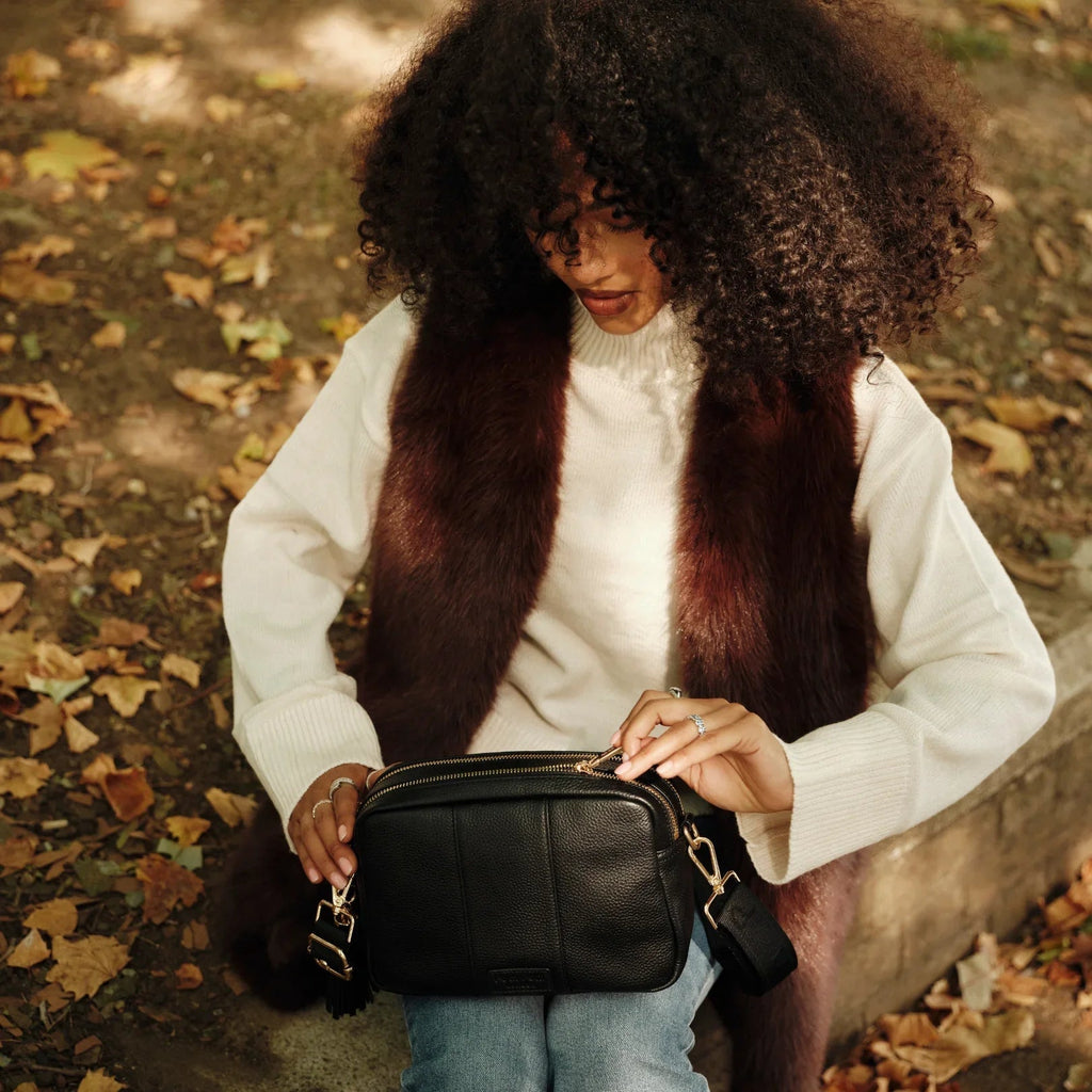 Pom Pom London City Duo Bag Black