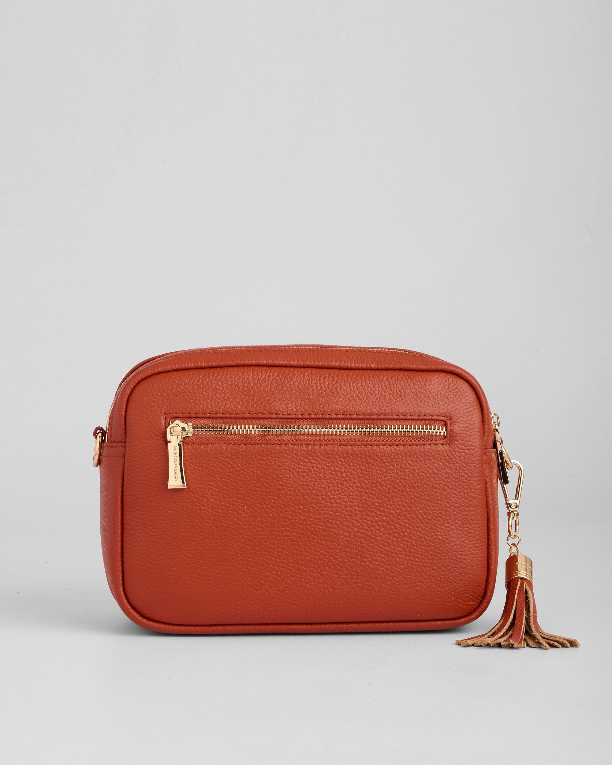 Pom Pom London City Duo Bag Burnt Orange