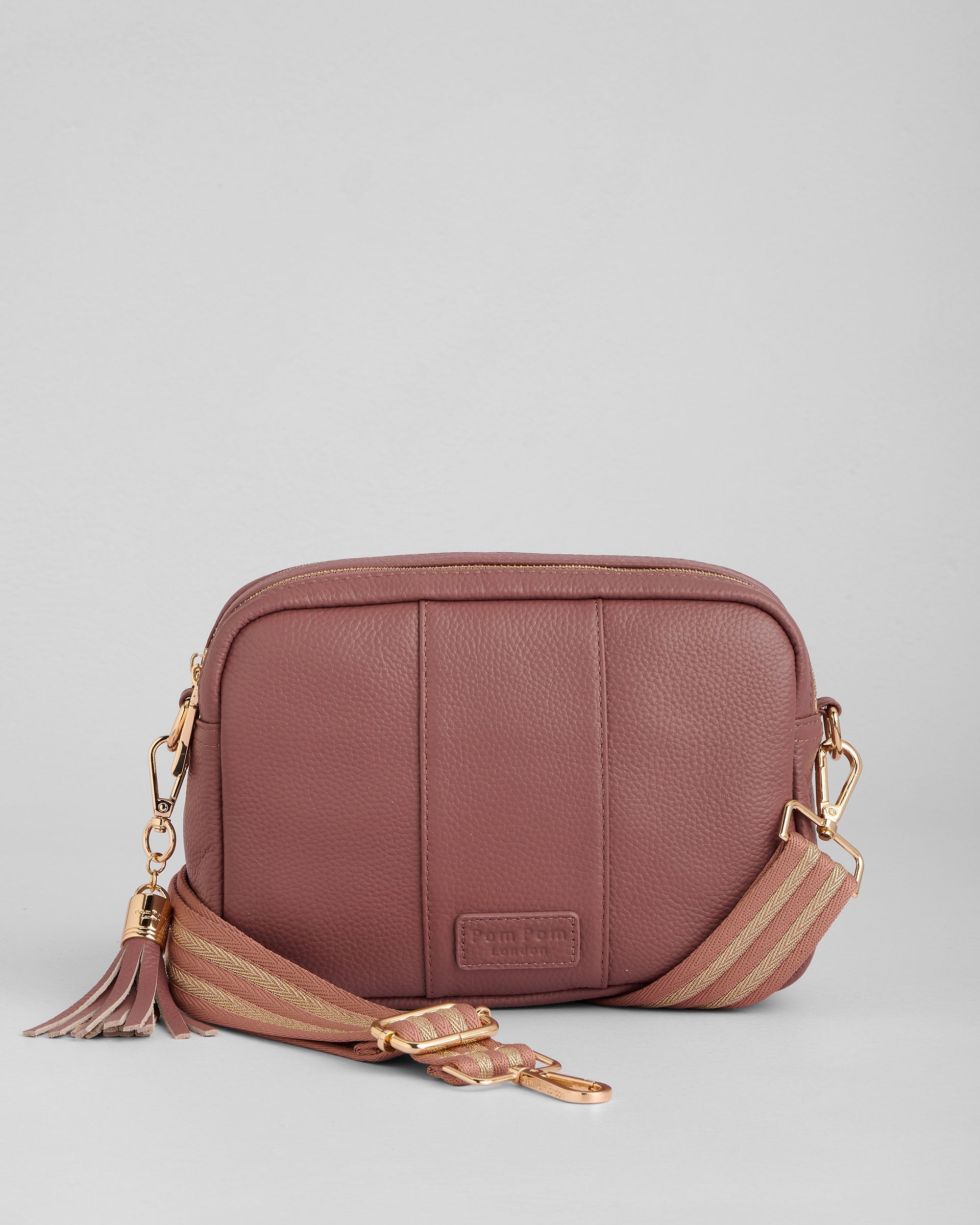 Pom Pom London City Duo Bag Dusky Orchid