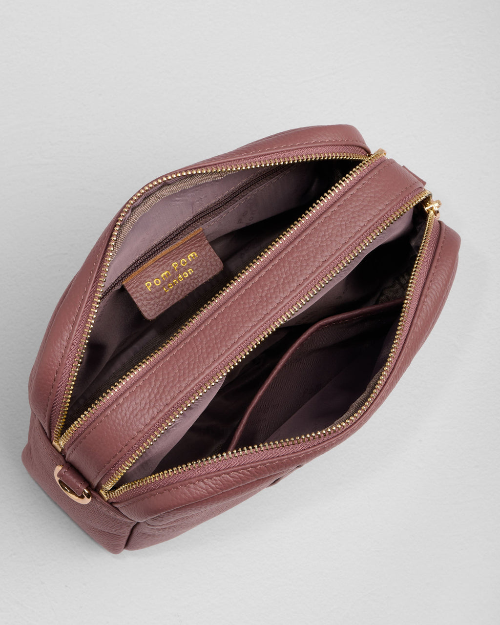 Pom Pom London City Duo Bag Dusky Orchid