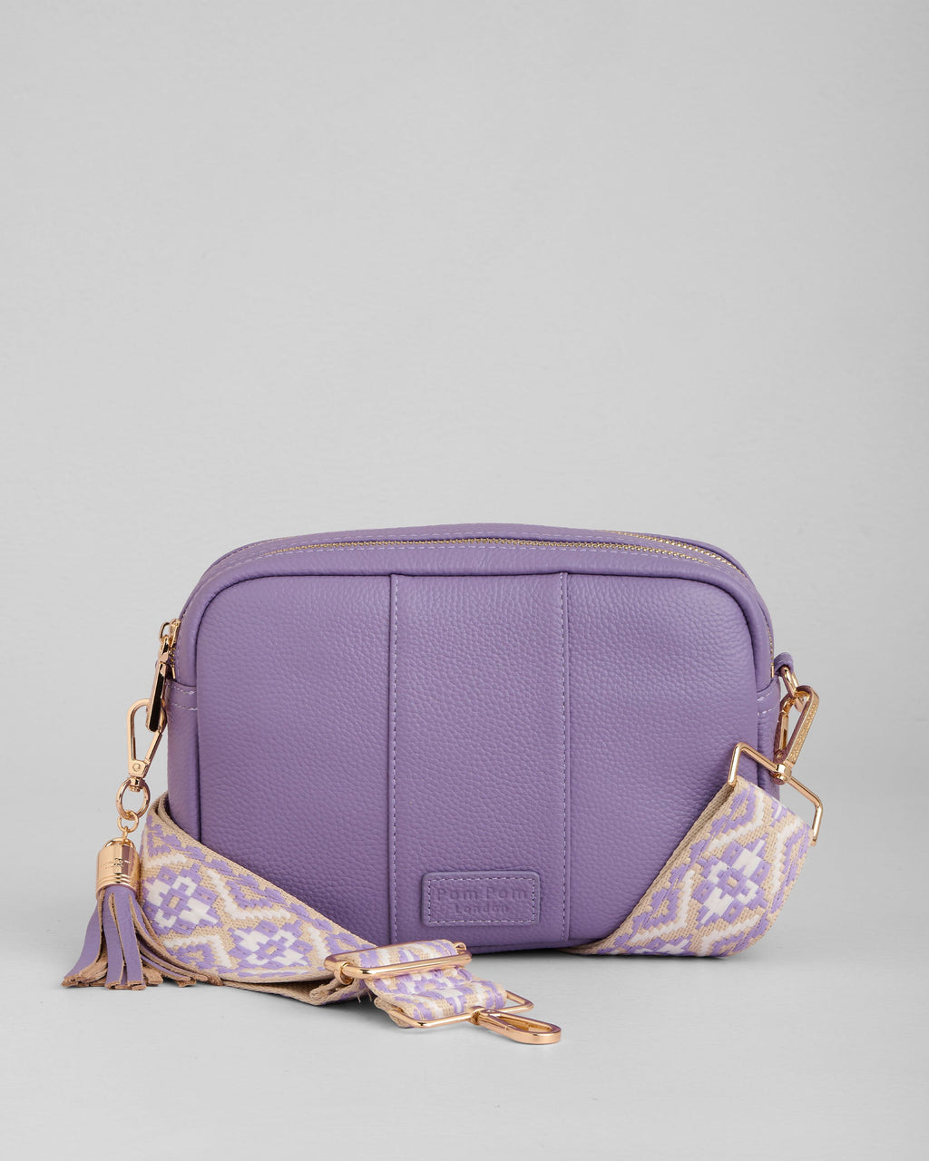 Pom Pom London City Duo Bag French Lavender