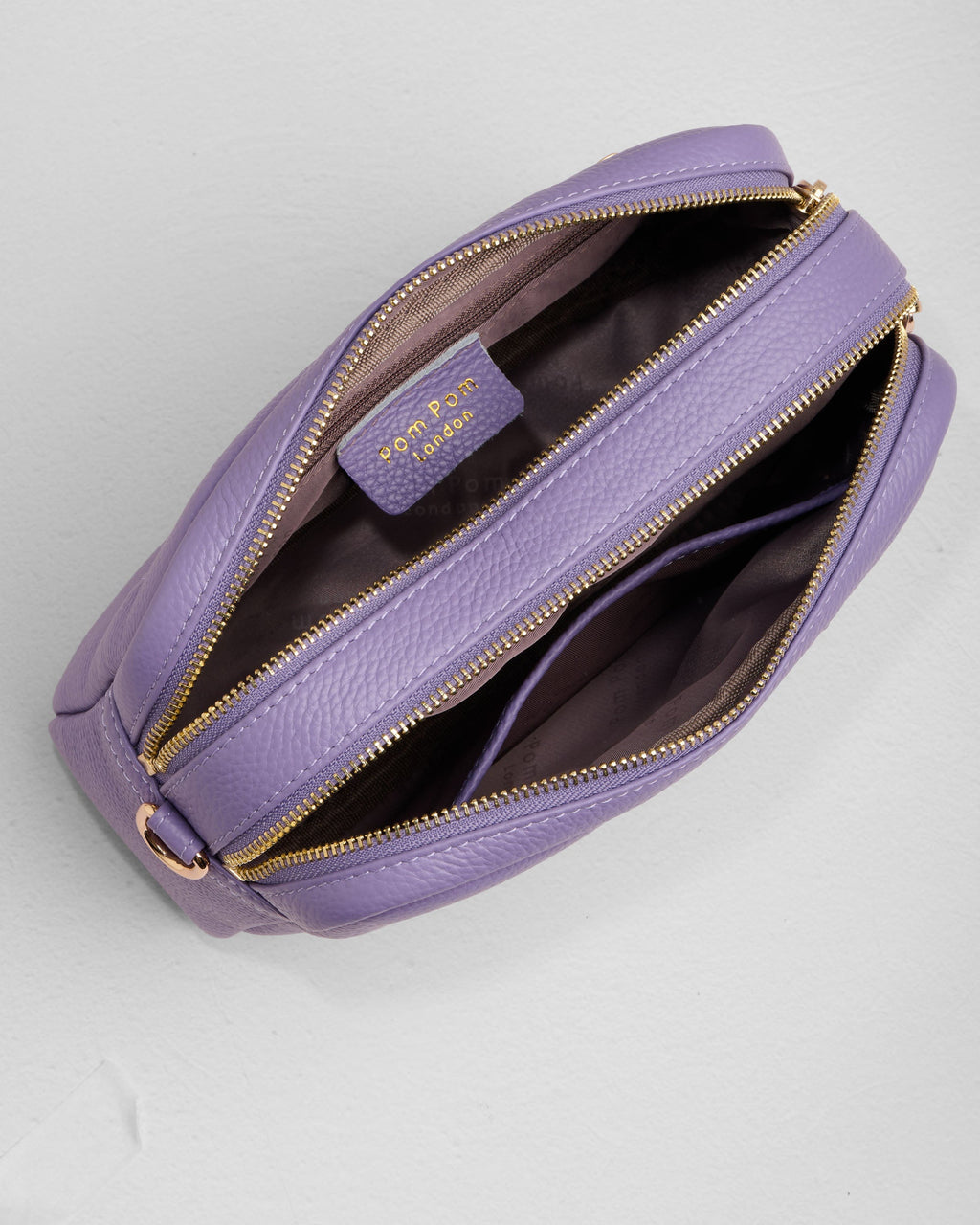 Pom Pom London City Duo Bag French Lavender