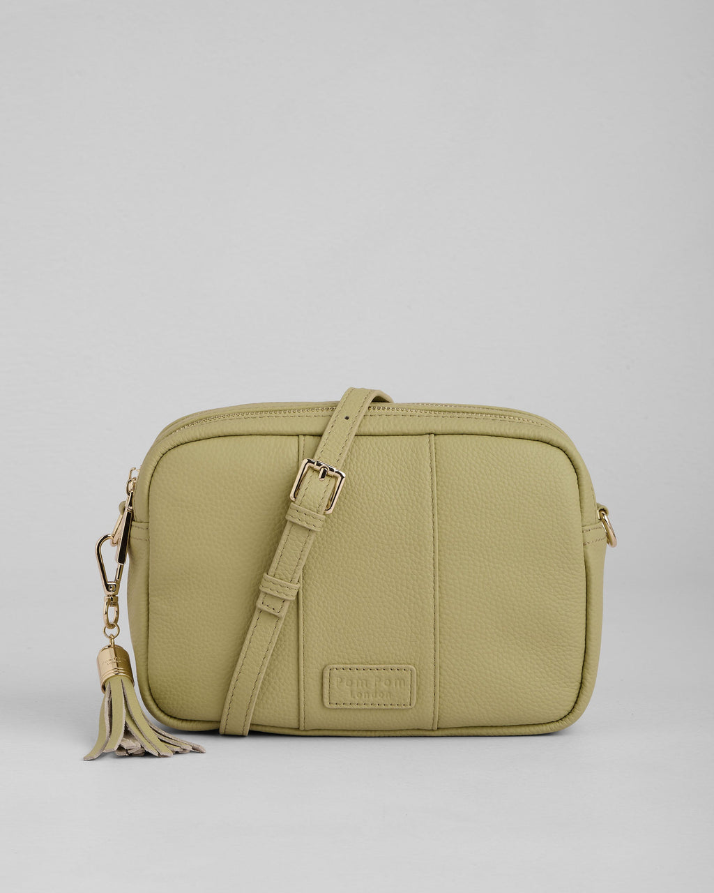Pom Pom London City Duo Bag Pale Fern