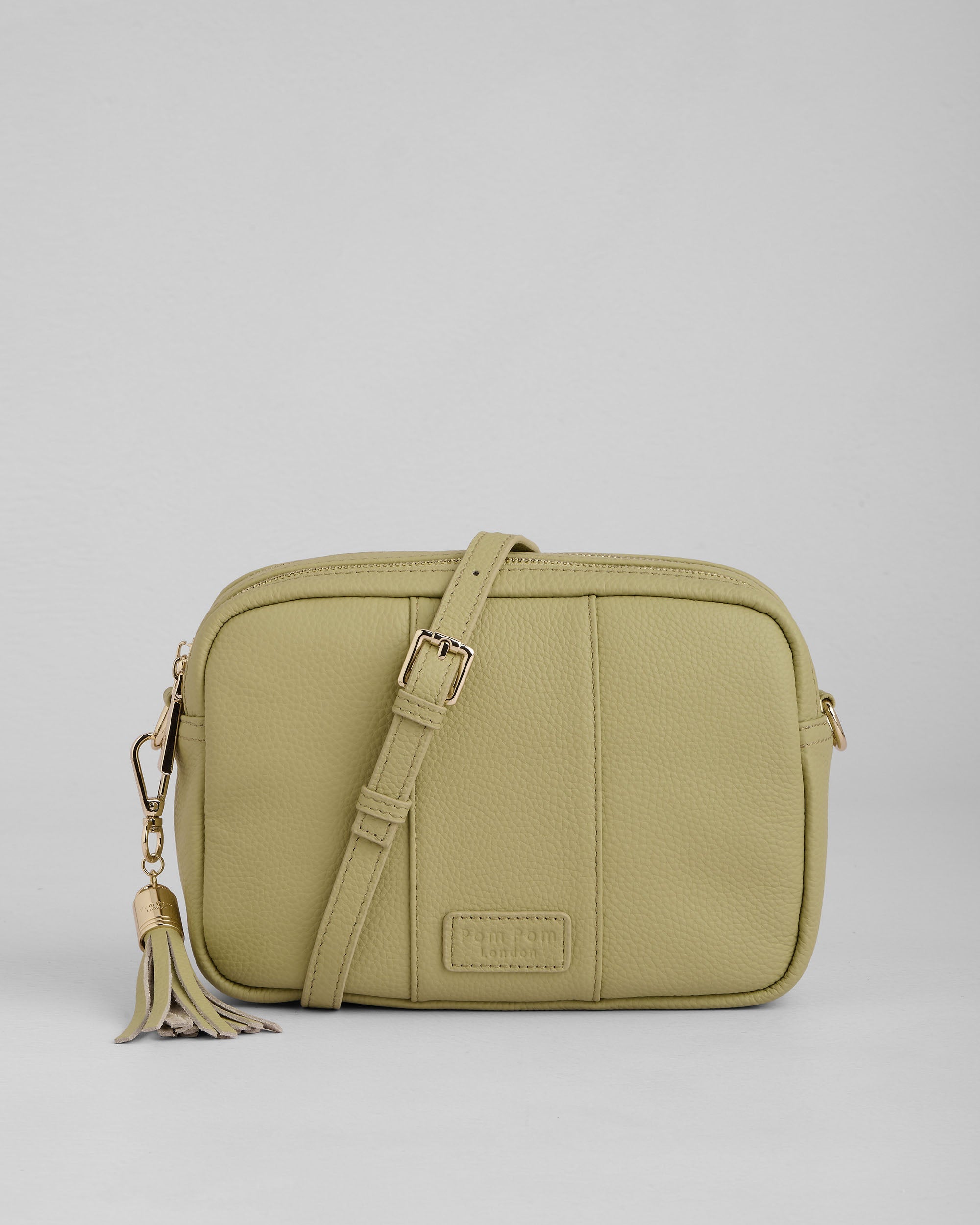 Pom Pom London City Duo Bag Pale Fern