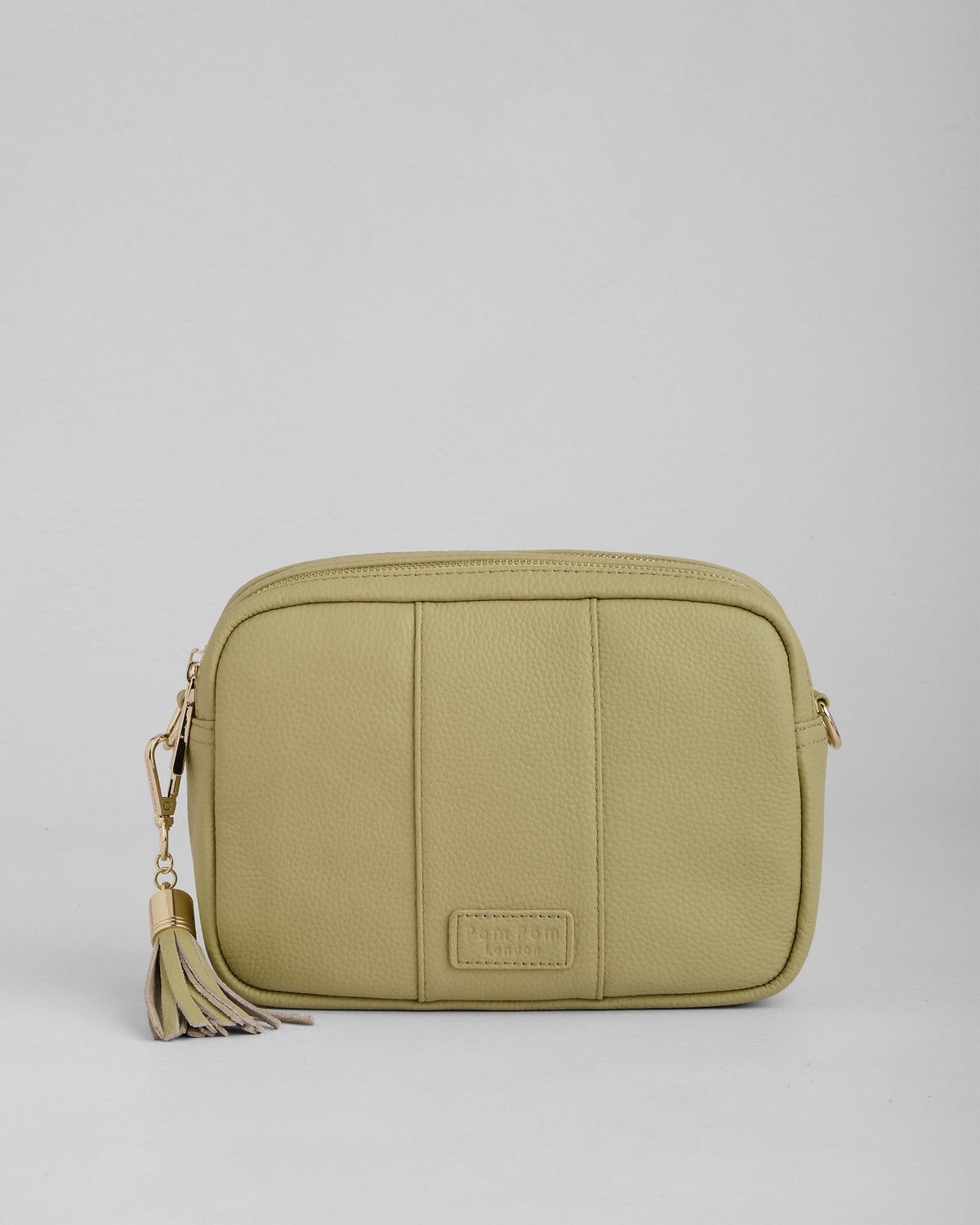 Pom Pom London City Duo Bag Pale Fern