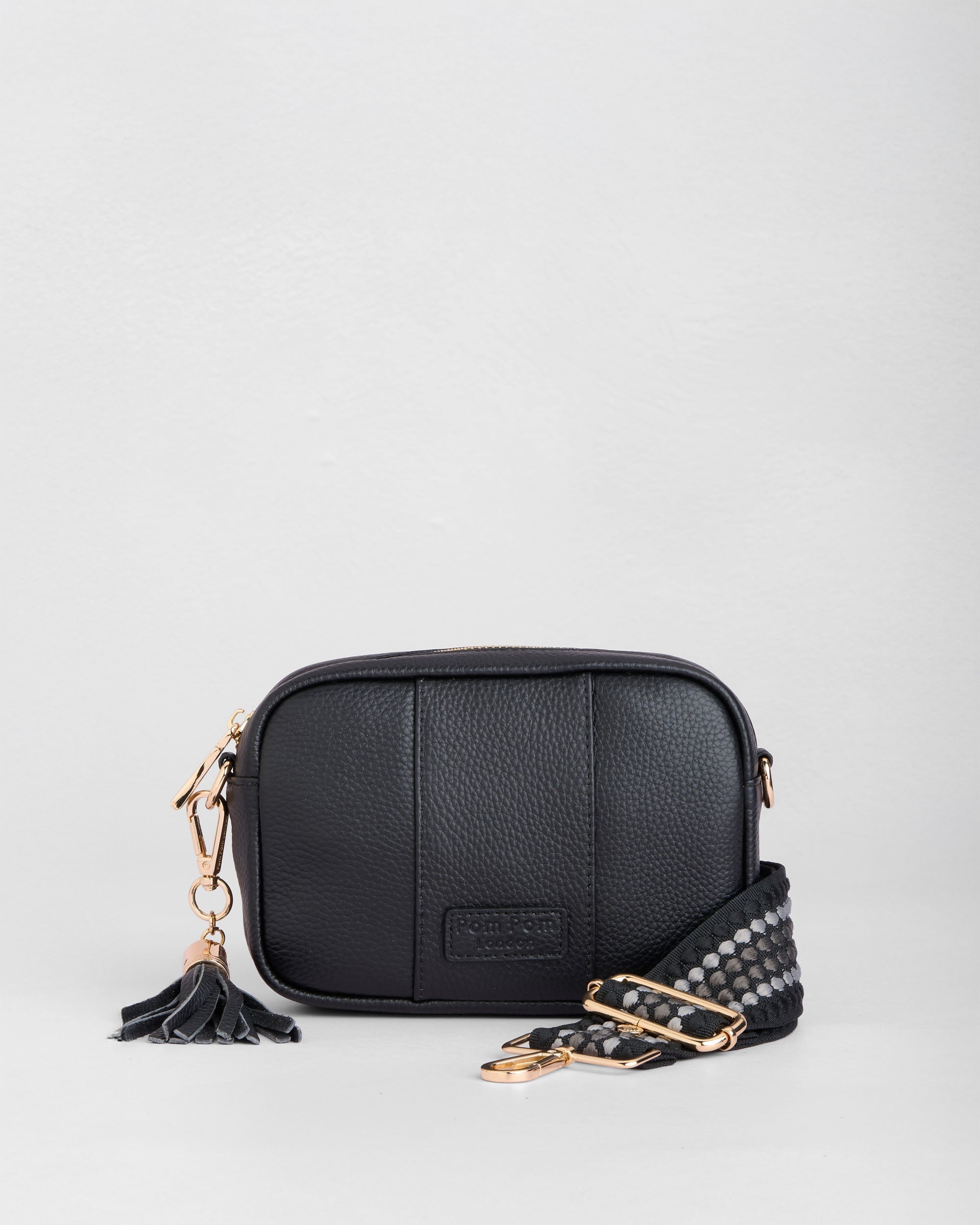 Pom Pom London City MINI Bag Black