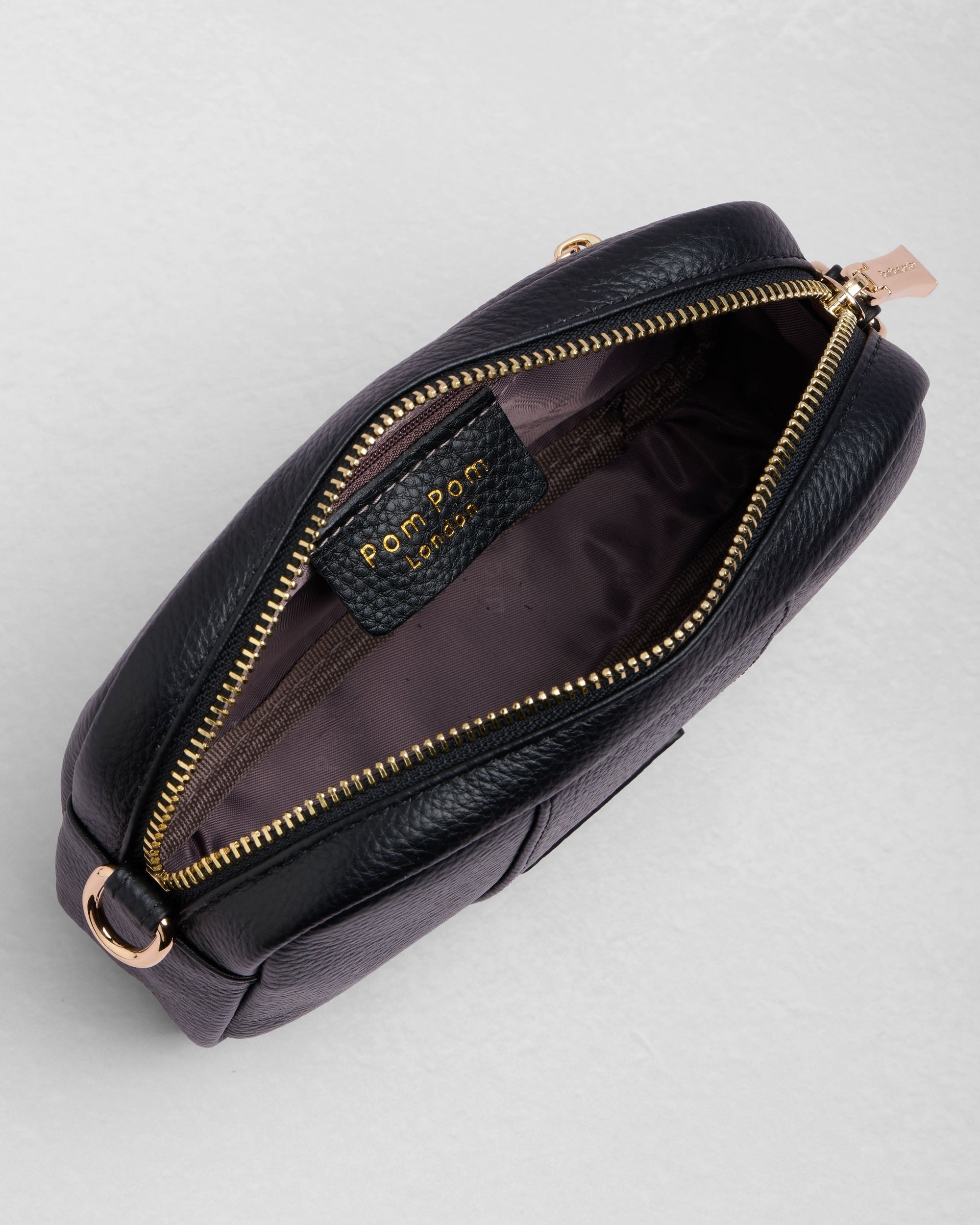 Pom Pom London City MINI Bag Black