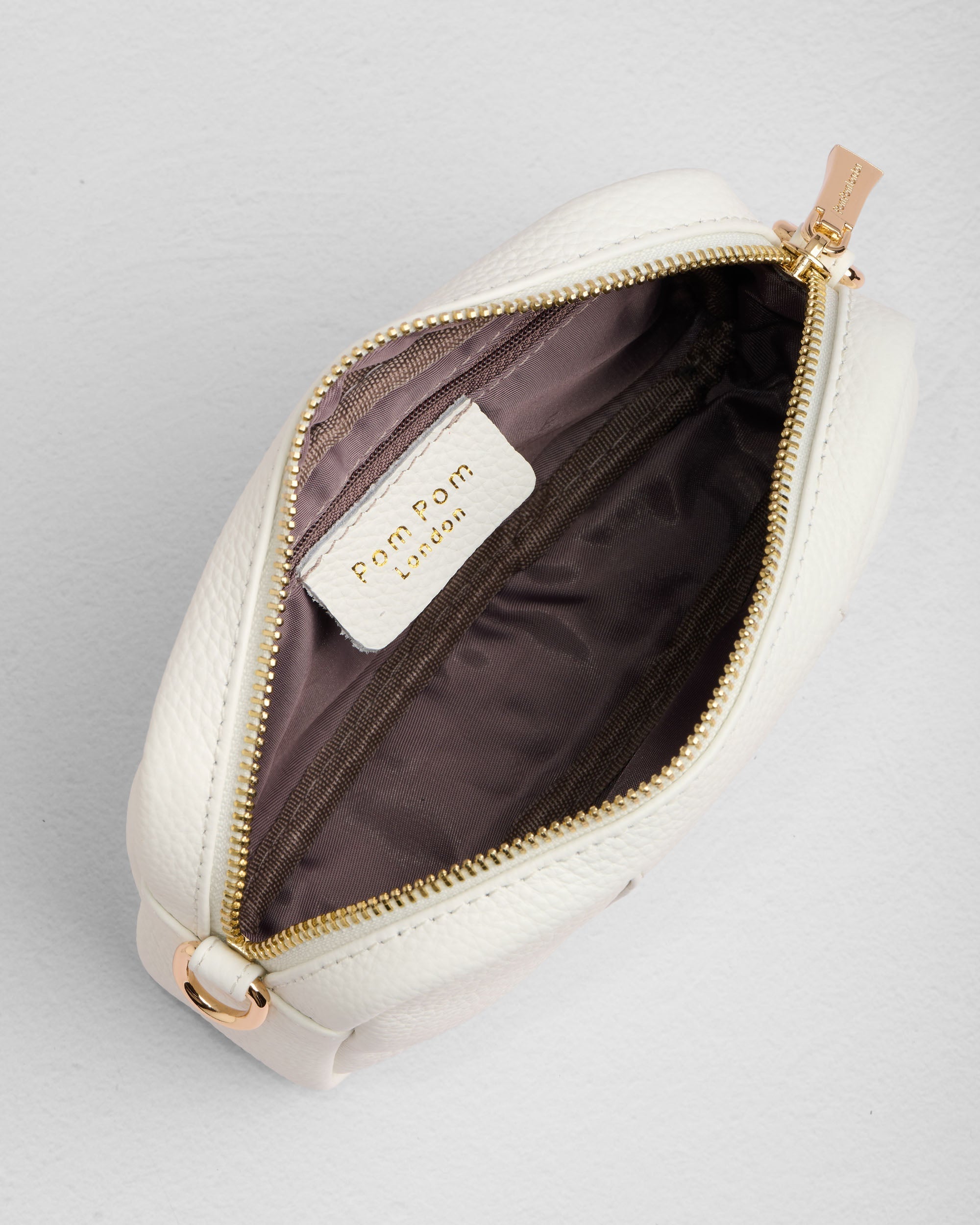 Pom Pom London City MINI Bag Bright White