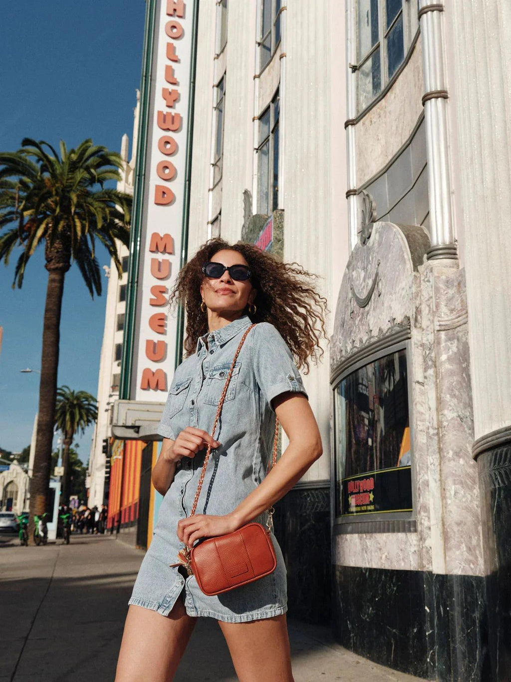Pom Pom London City MINI Bag Burnt Orange