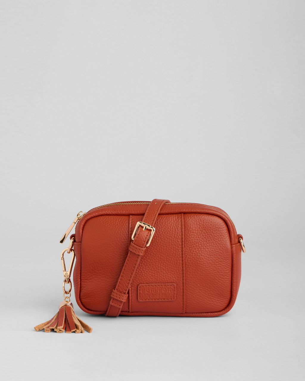 Pom Pom London City MINI Bag Burnt Orange