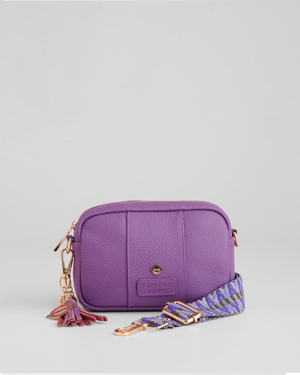 Pom Pom London City MINI Bag Elizabeth Line Purple