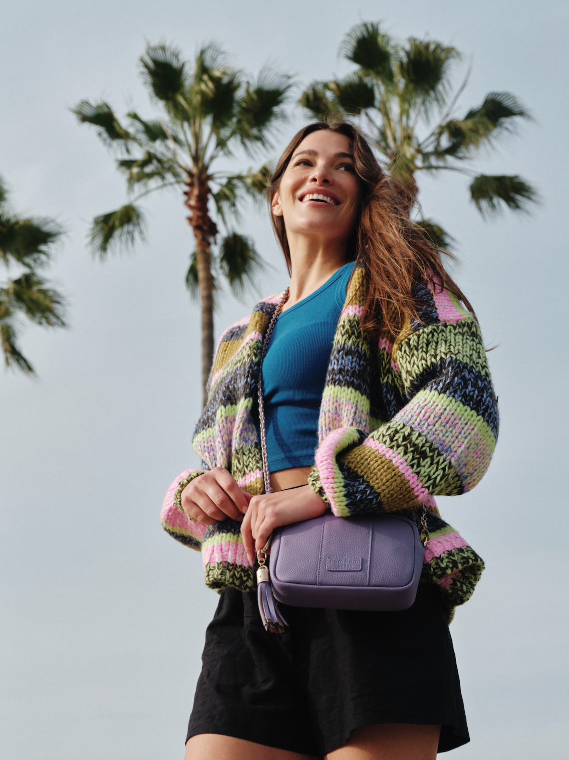 Pom Pom London City MINI Bag French Lavender