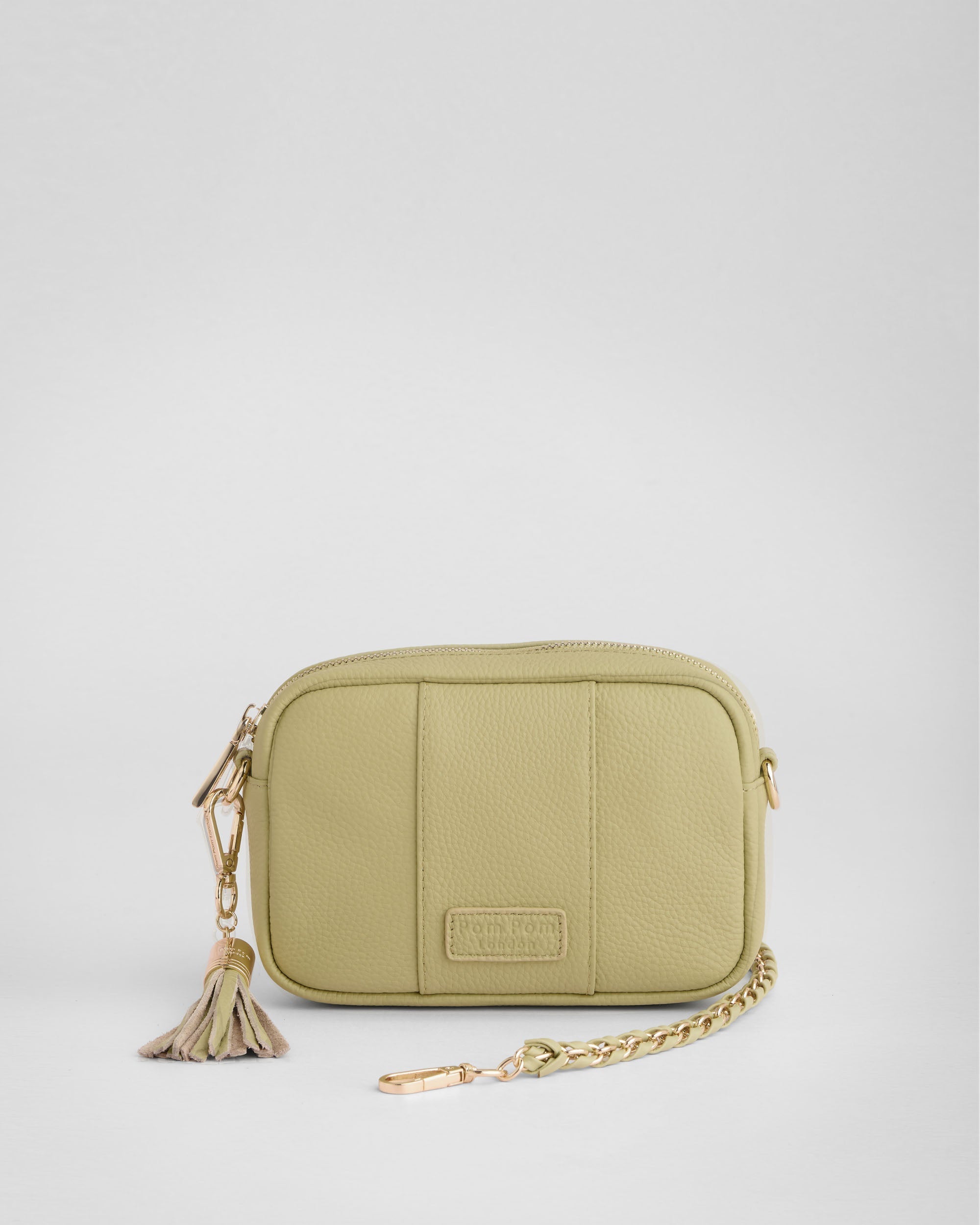 Pom Pom London City MINI Bag Pale Fern