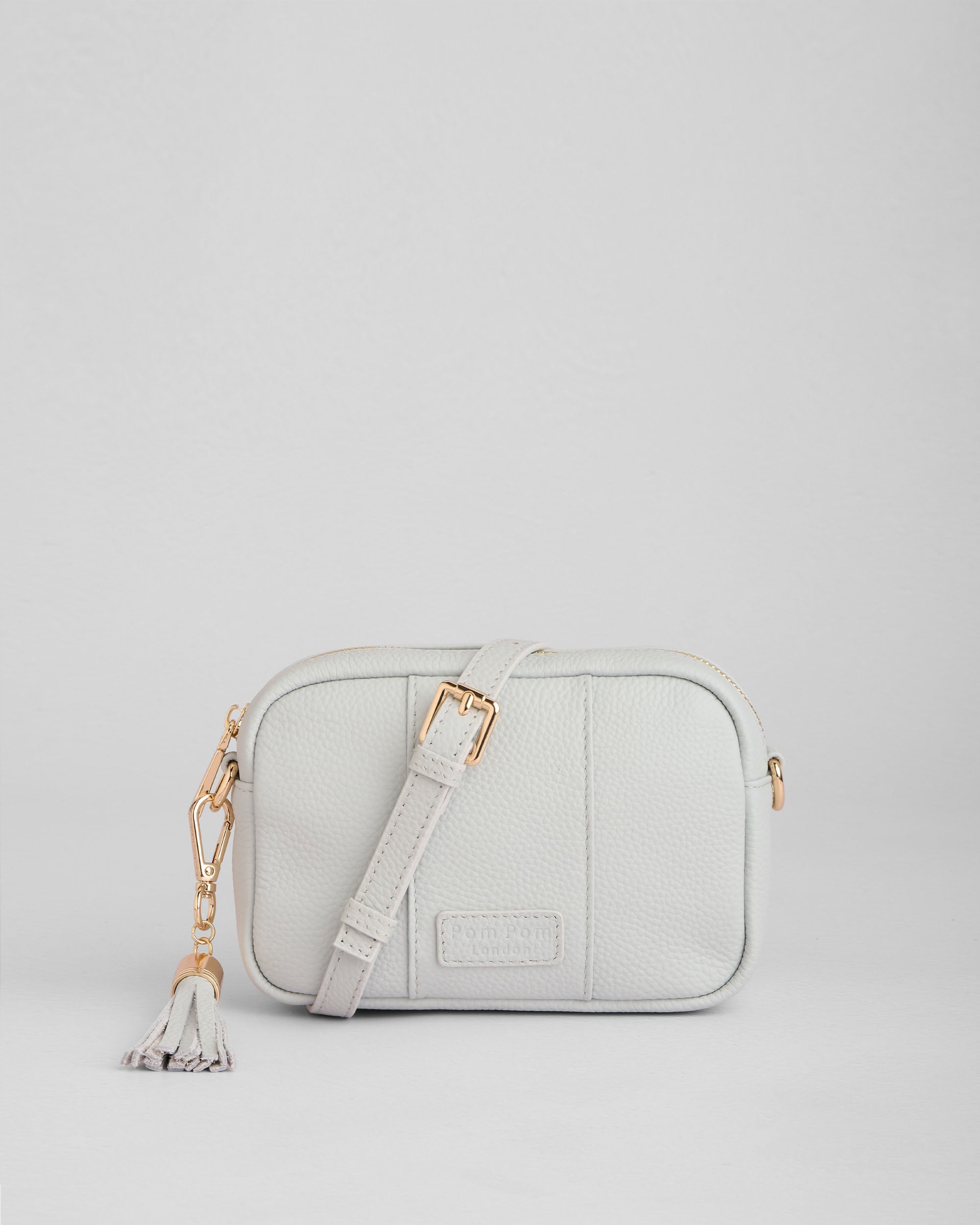 Pom Pom London City MINI Bag Salt Grey
