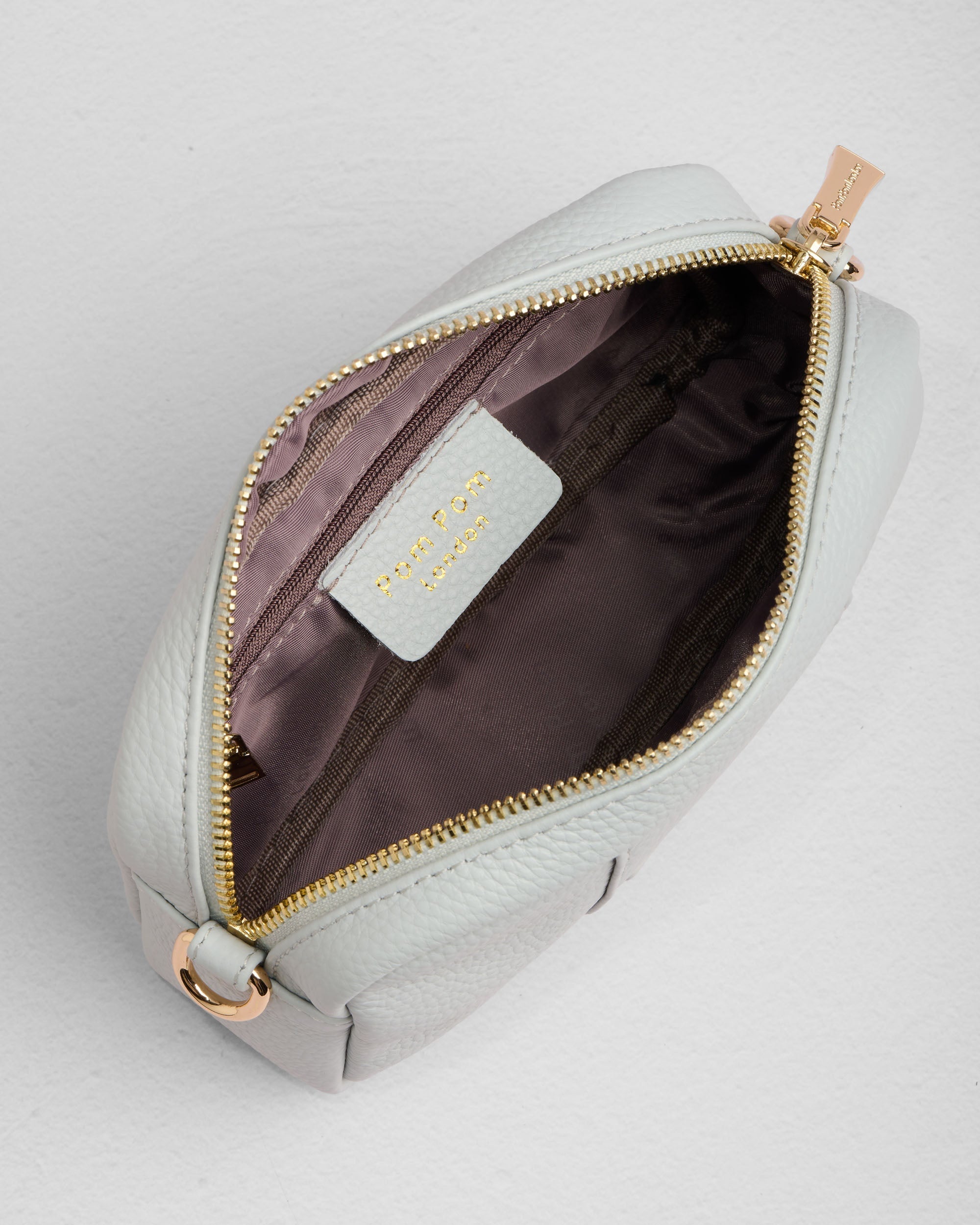 Pom Pom London City MINI Bag Salt Grey