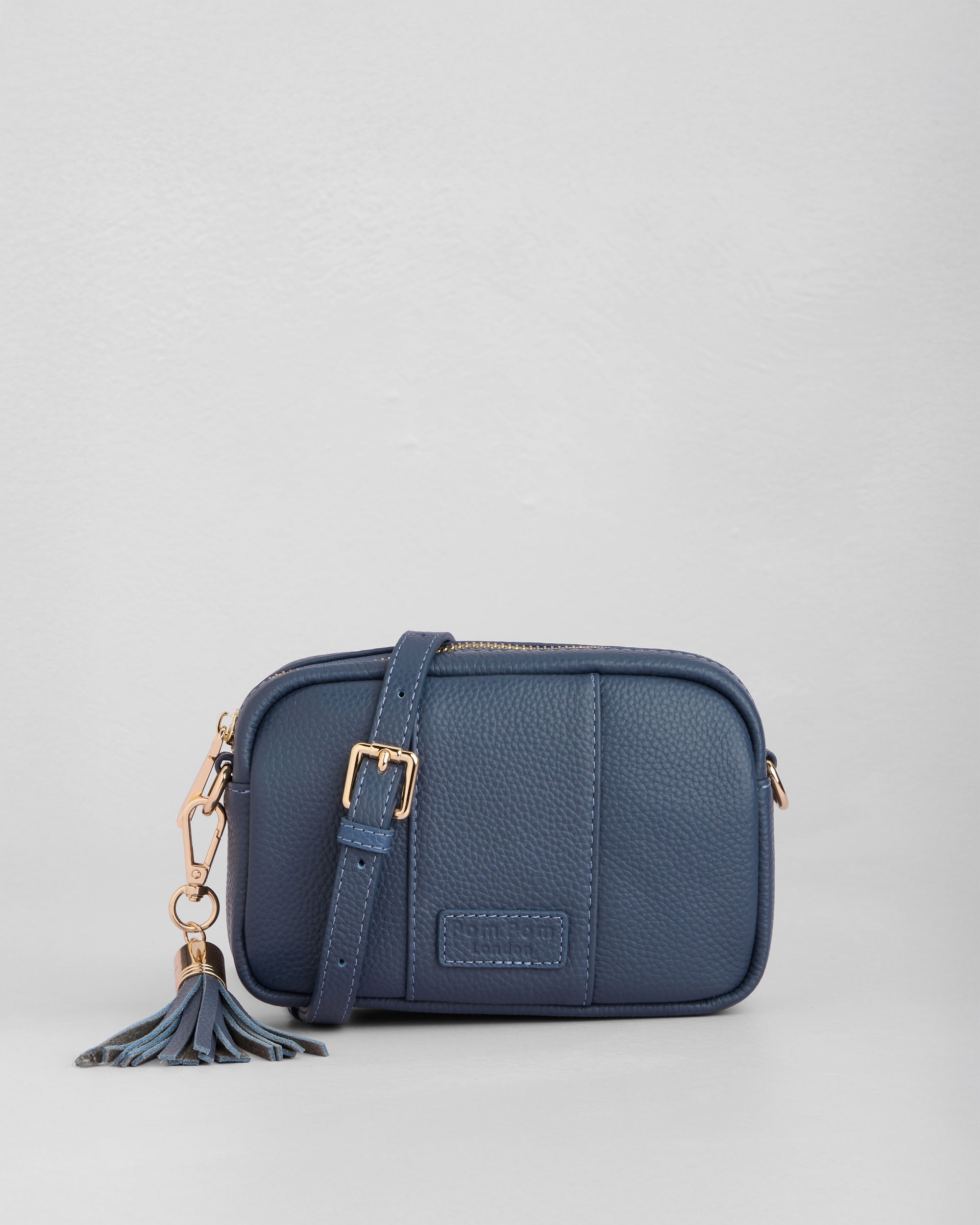 Pom Pom London City MINI Bag Slate Blue