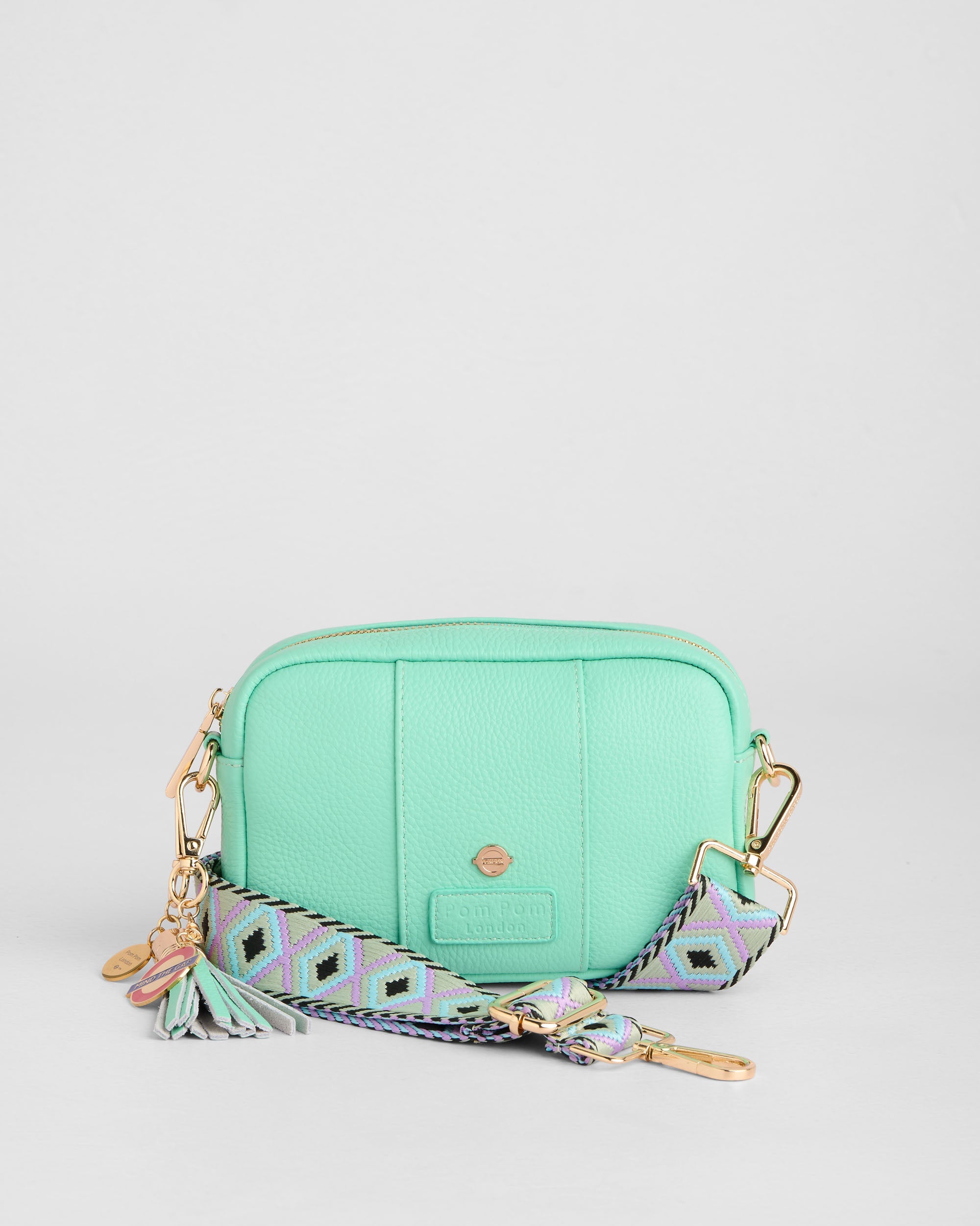 Pom Pom London City MINI Bag Waterloo & City Line Turquoise