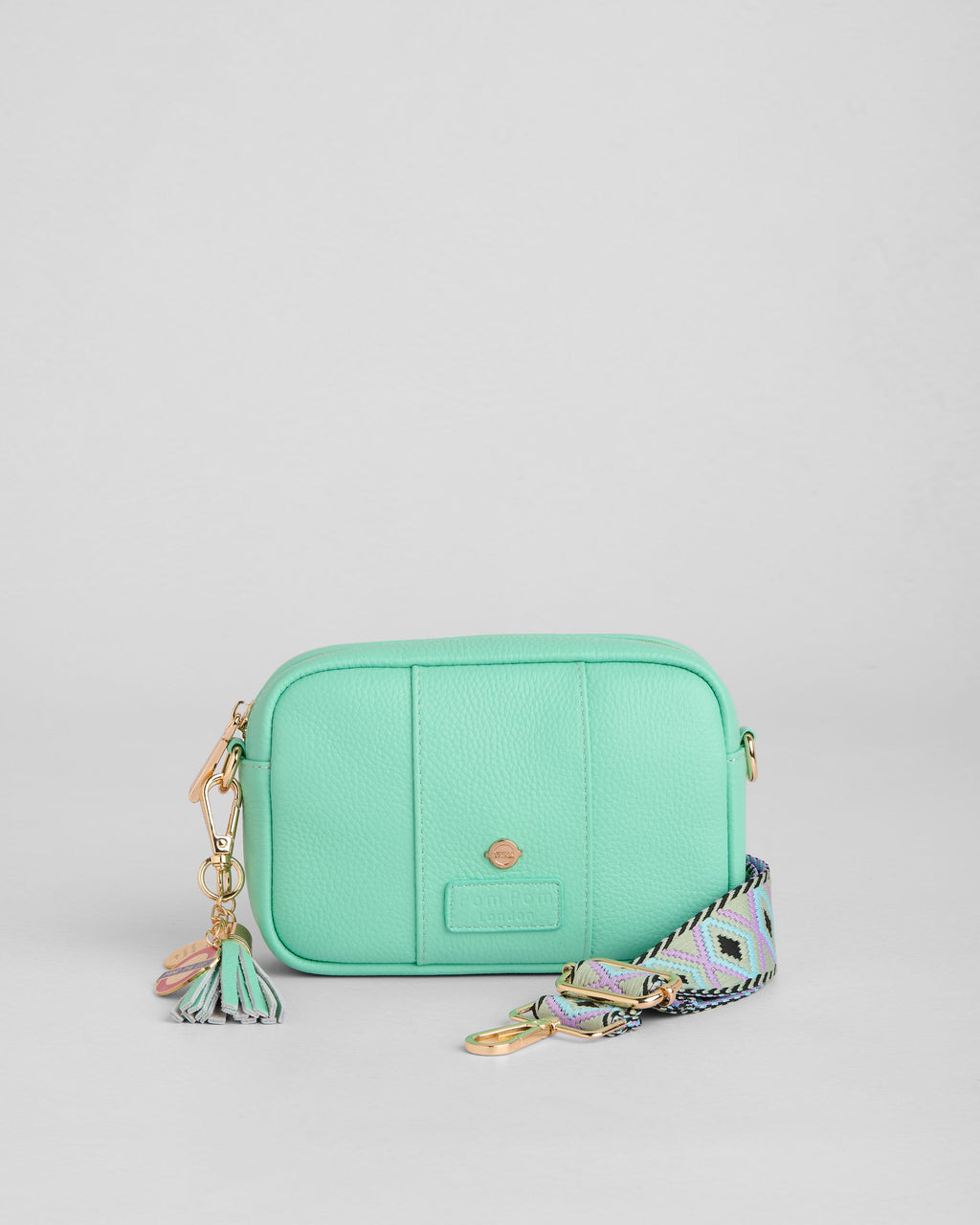 Pom Pom London City MINI Bag Waterloo & City Line Turquoise