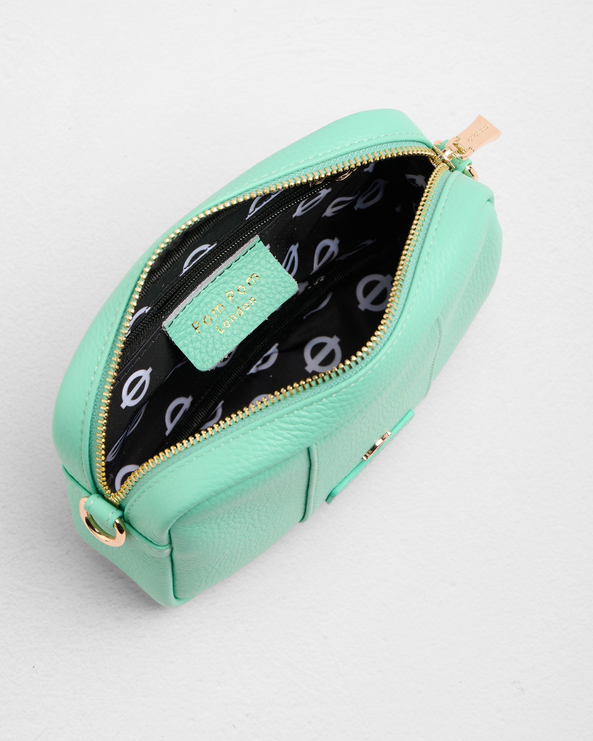 Pom Pom London City MINI Bag Waterloo & City Line Turquoise