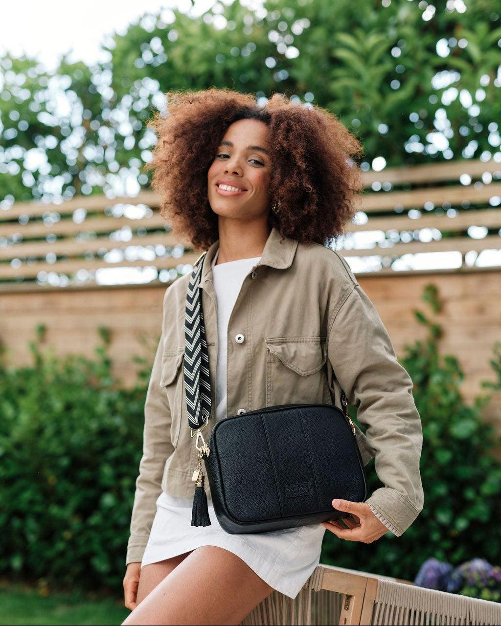 Pom Pom London City Plus Bag Black