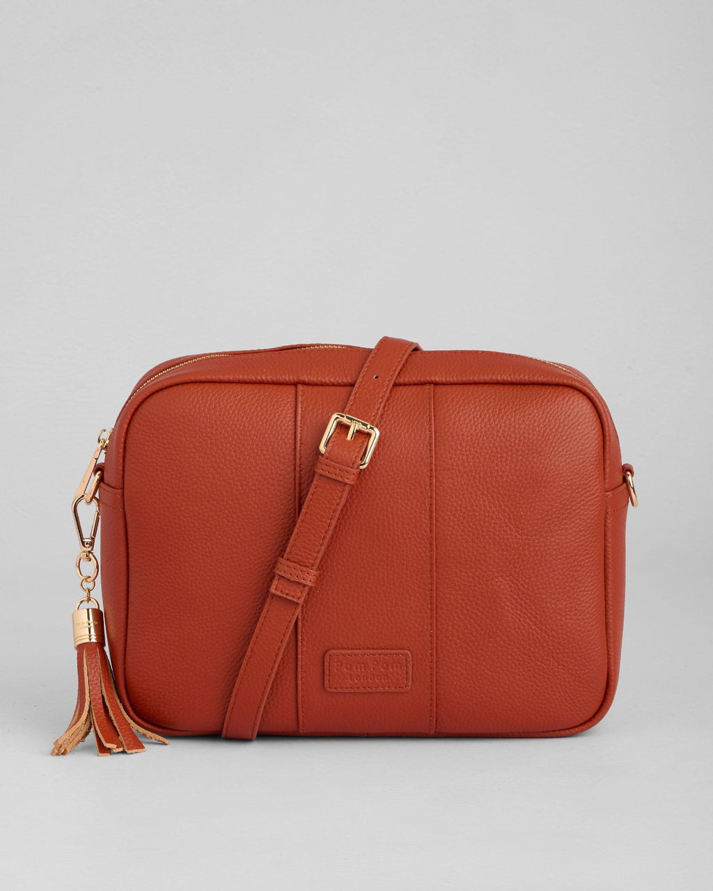 Pom Pom London City Plus Bag Burnt Orange