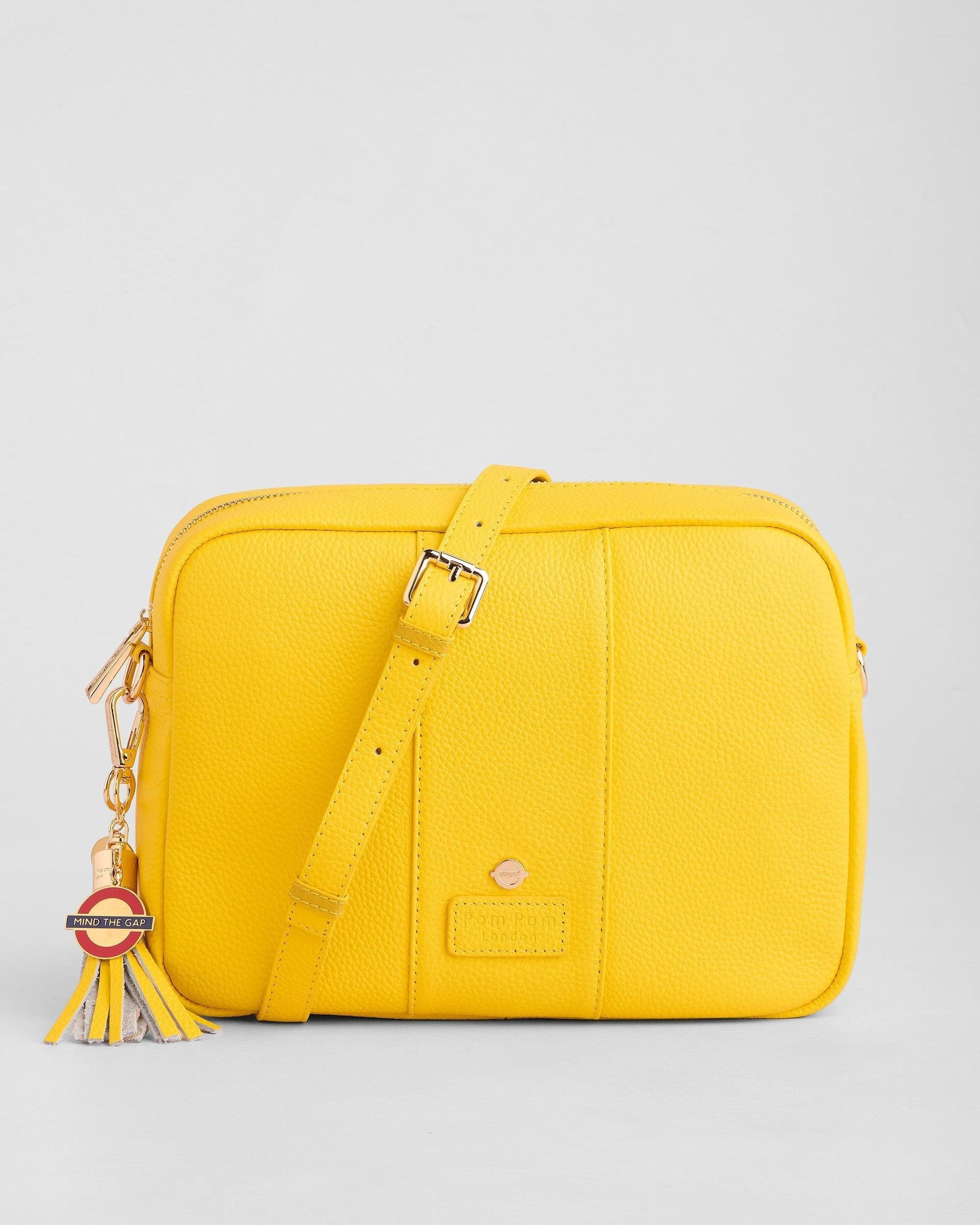 Pom Pom London City Plus Bag Circle Line Yellow