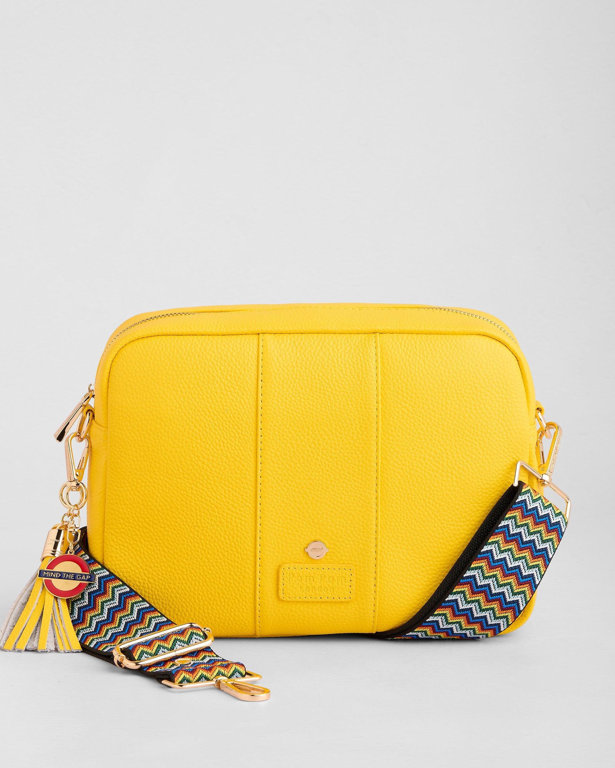 Pom Pom London City Plus Bag Circle Line Yellow