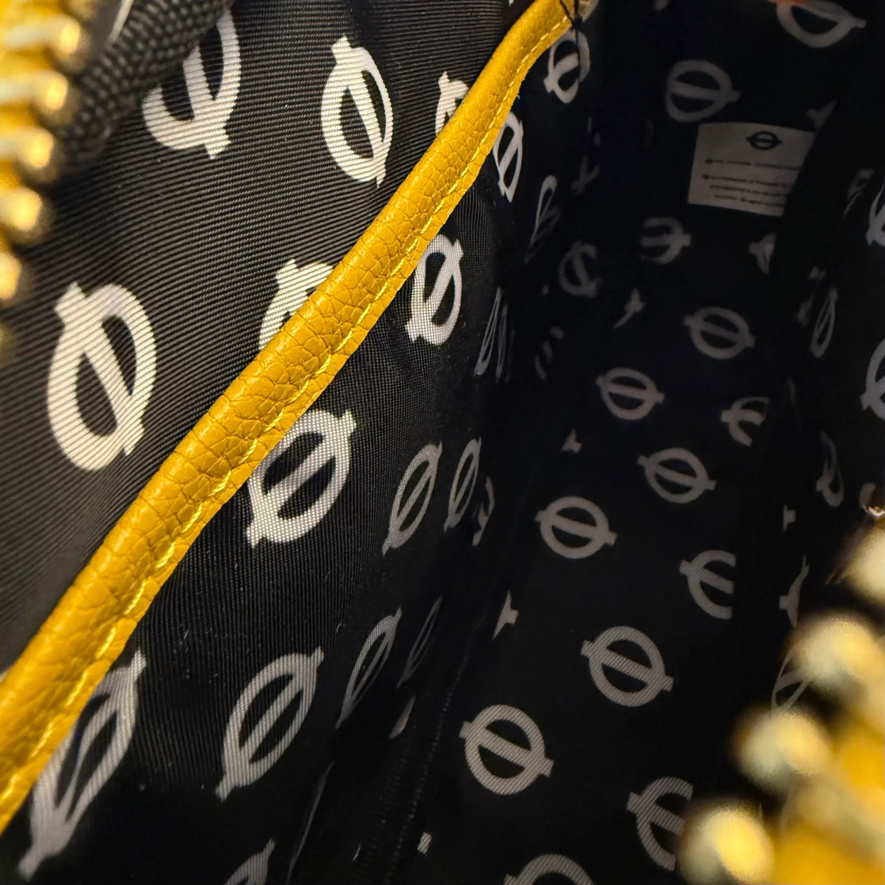 Pom Pom London City Plus Bag Circle Line Yellow