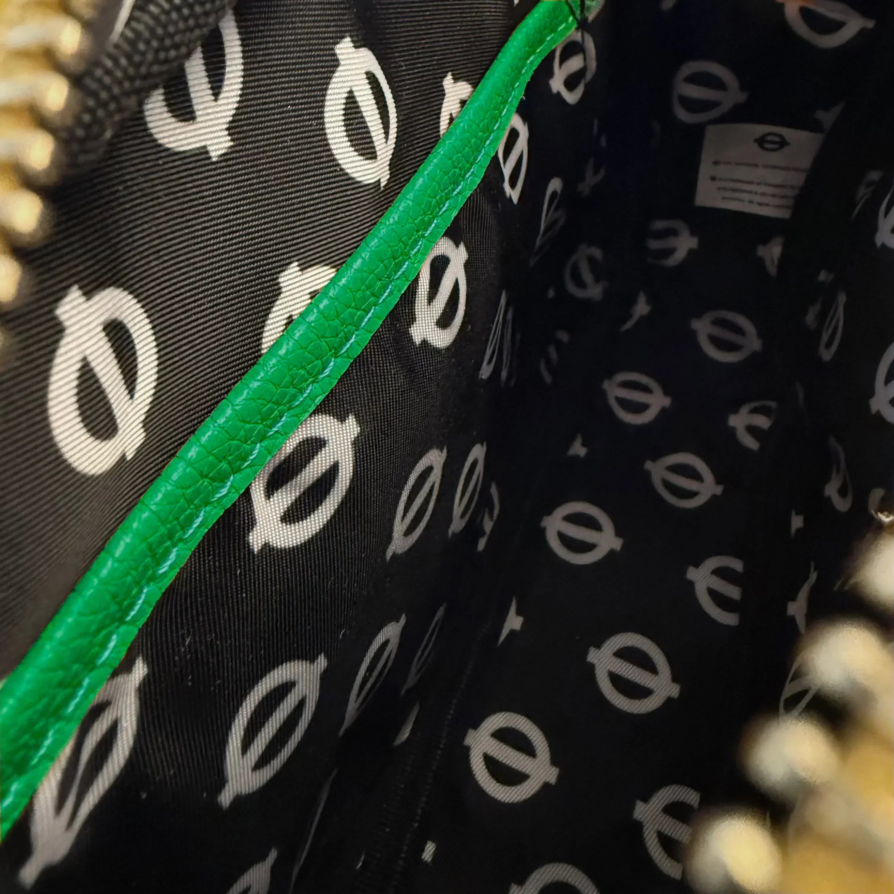 Pom Pom London City Plus Bag District Line Green