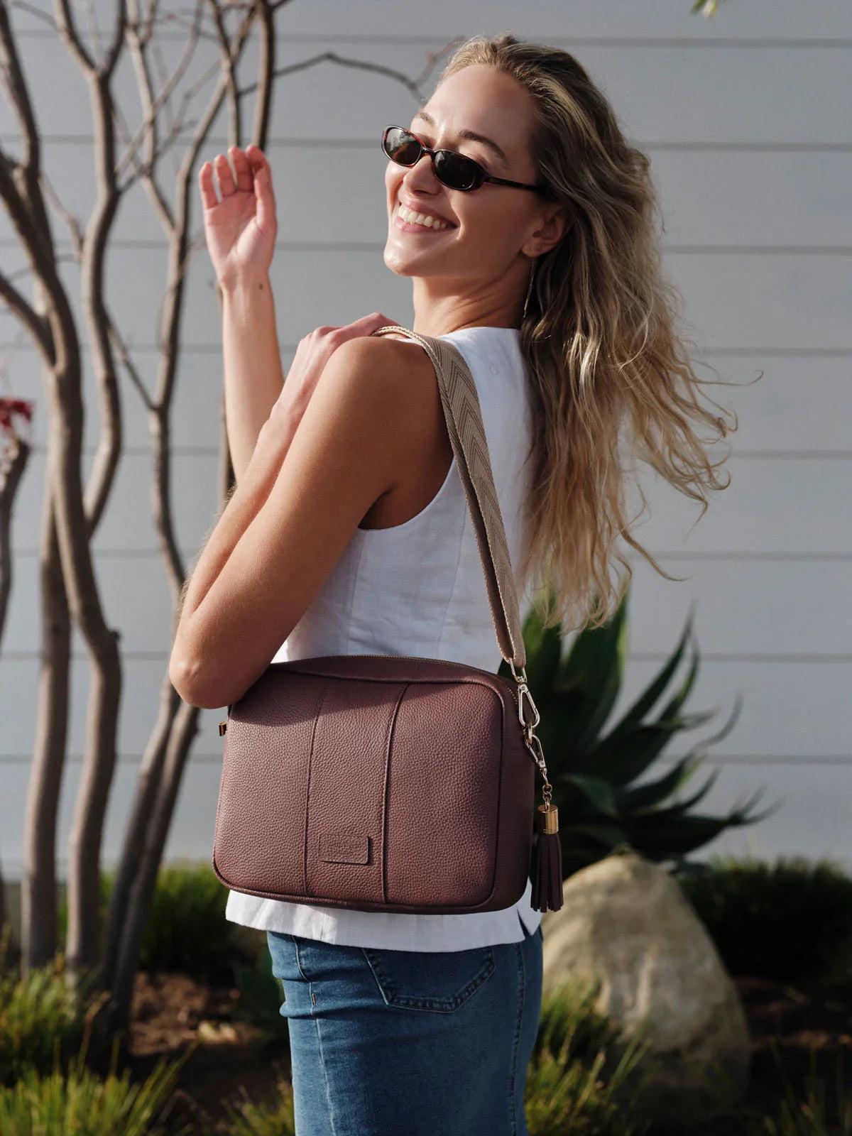 Pom Pom London City Plus Bag Dusky Orchid