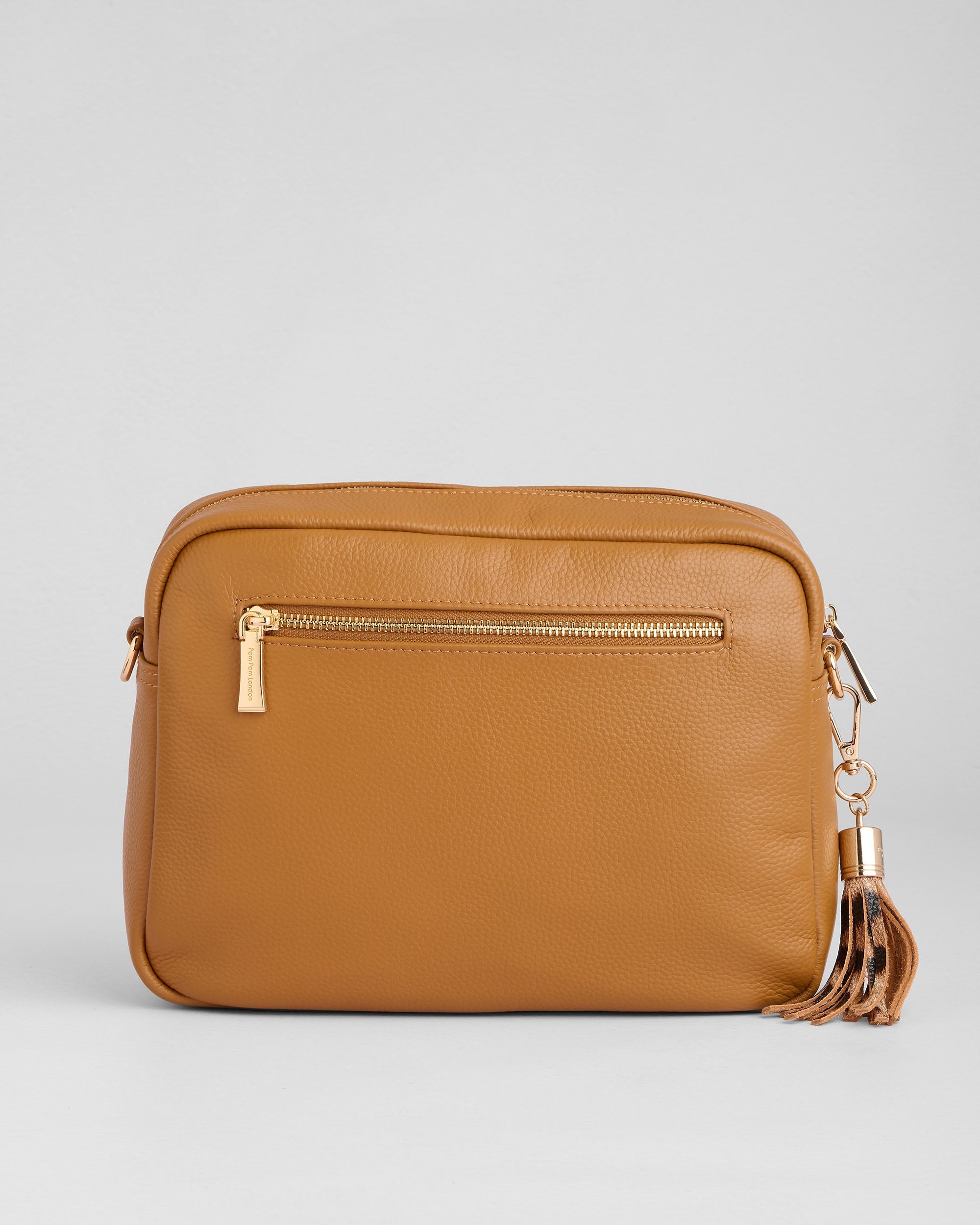 Pom Pom London City Plus Bag Leopard Print Maple