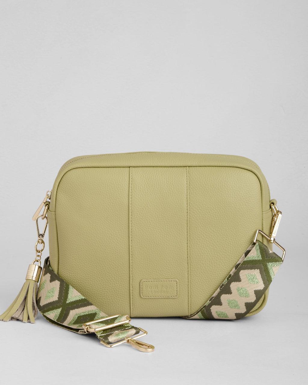 Pom Pom London City Plus Bag Pale Fern