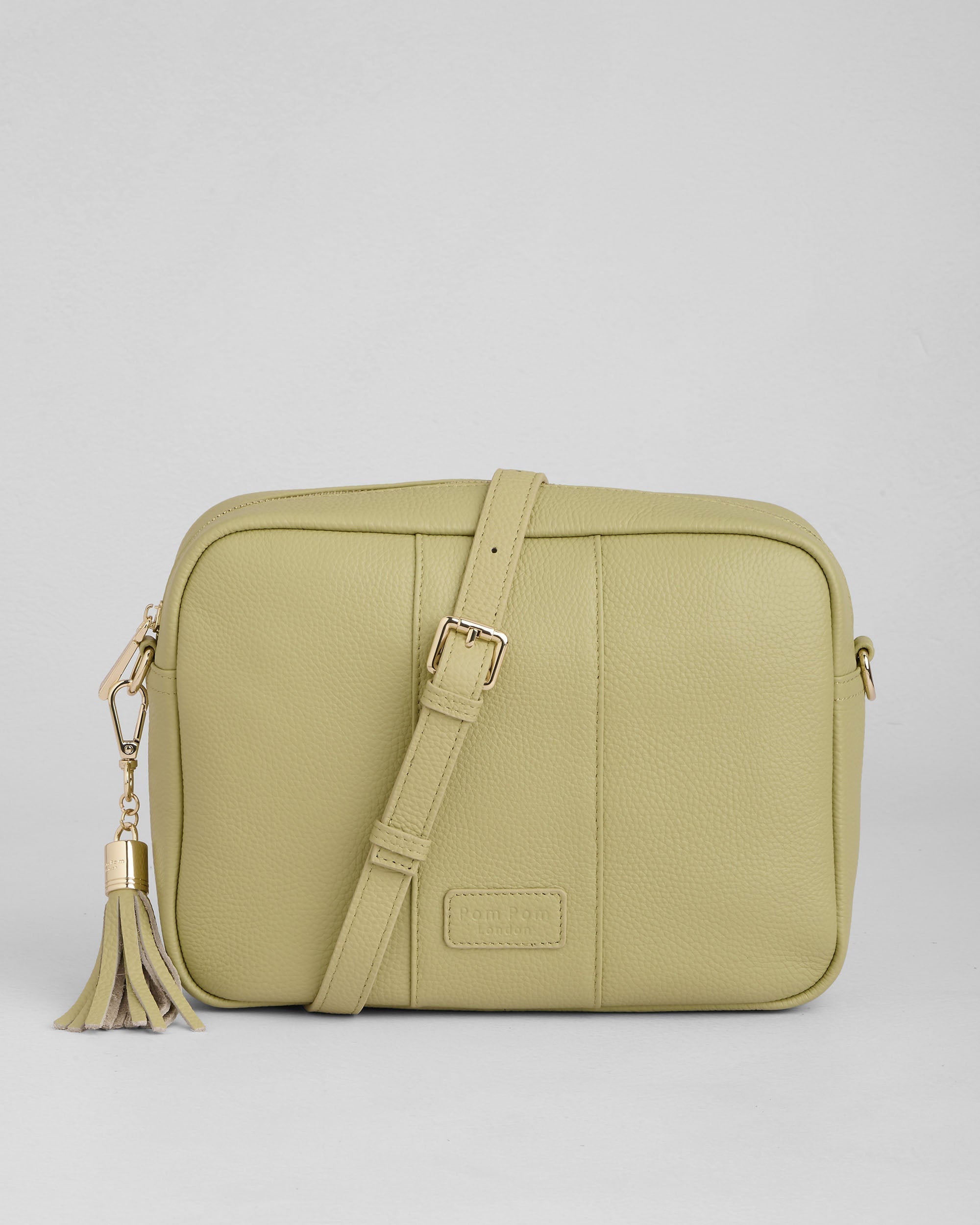 Pom Pom London City Plus Bag Pale Fern
