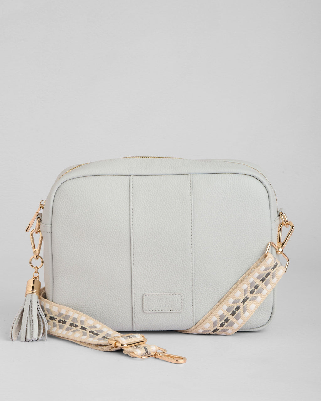 Pom Pom London City Plus Bag Salt Grey