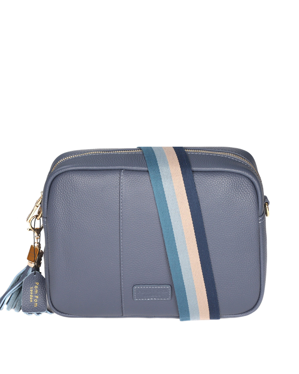 Pom Pom London City Plus Bag Slate Blue