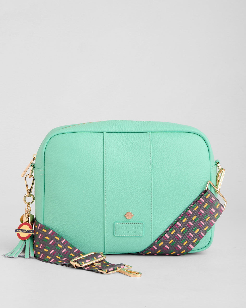Pom Pom London City Plus Bag Waterloo & City Line Turquoise