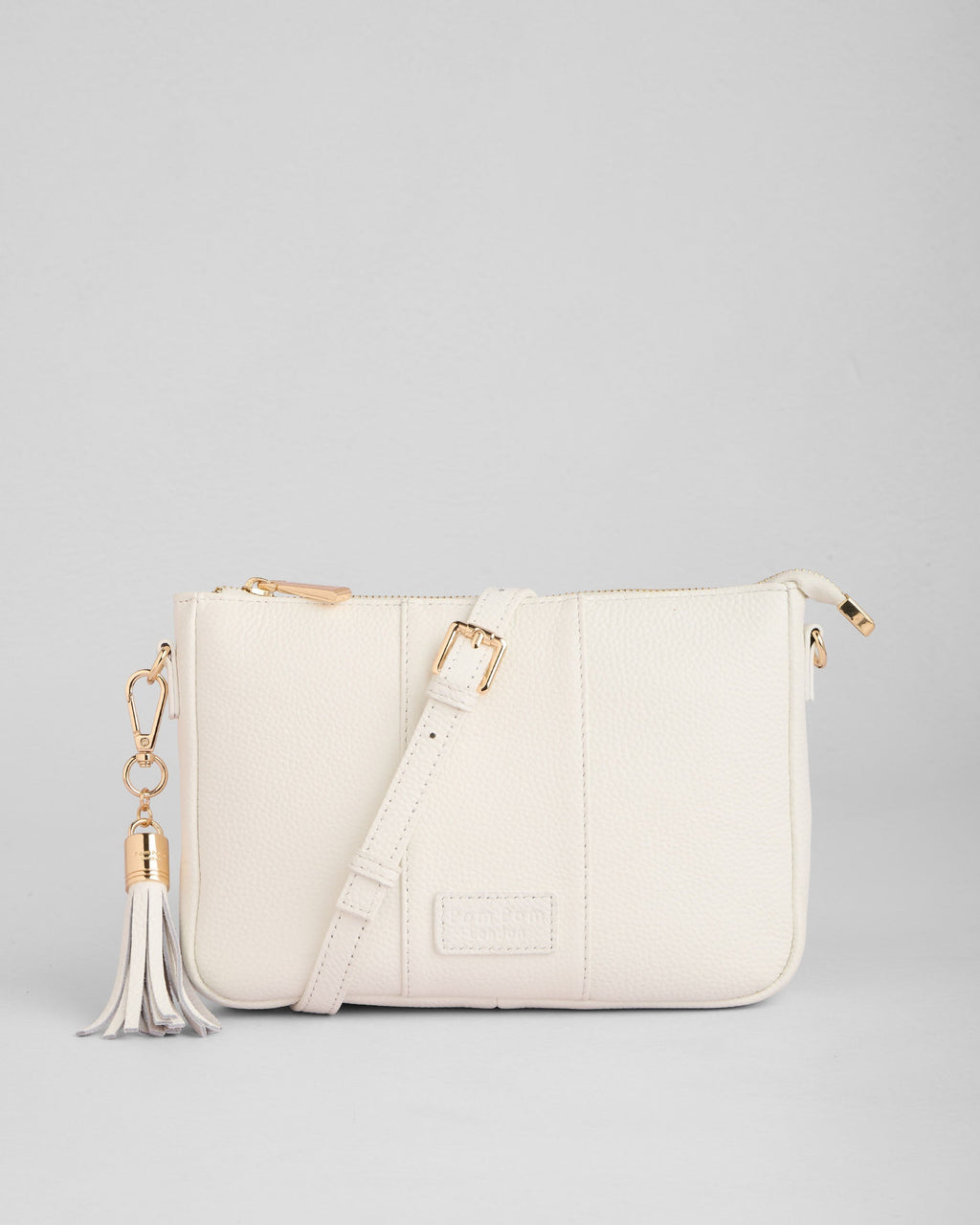 Pom Pom London City Slim Bag Bright White