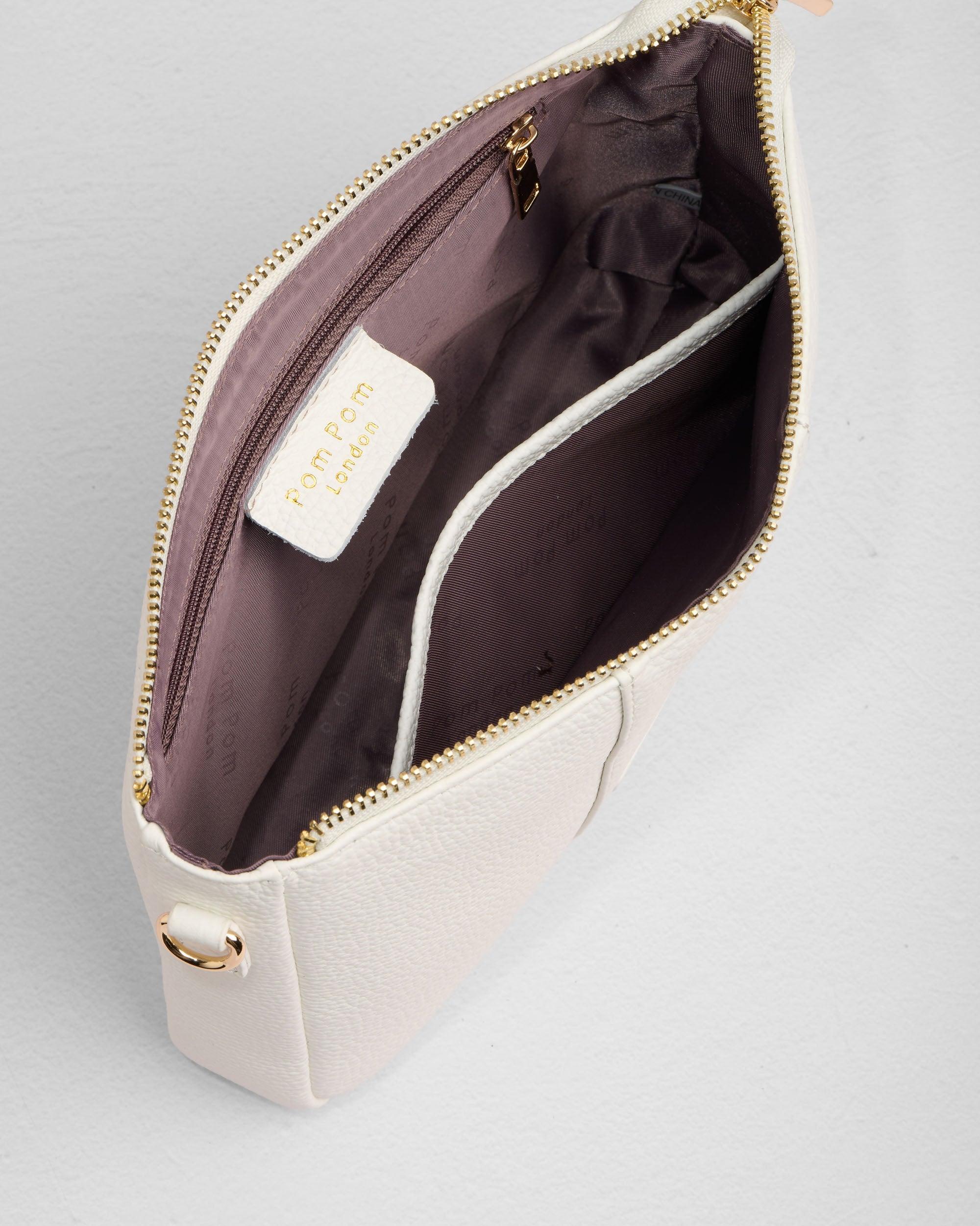 Pom Pom London City Slim Bag Bright White